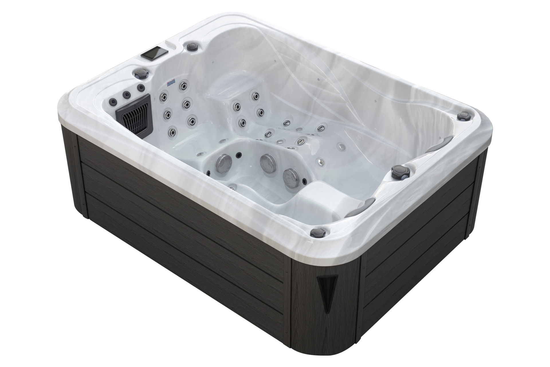 Wanna ogrodowa z hydromasażem Aquess Nevara 2752 3-osobowa