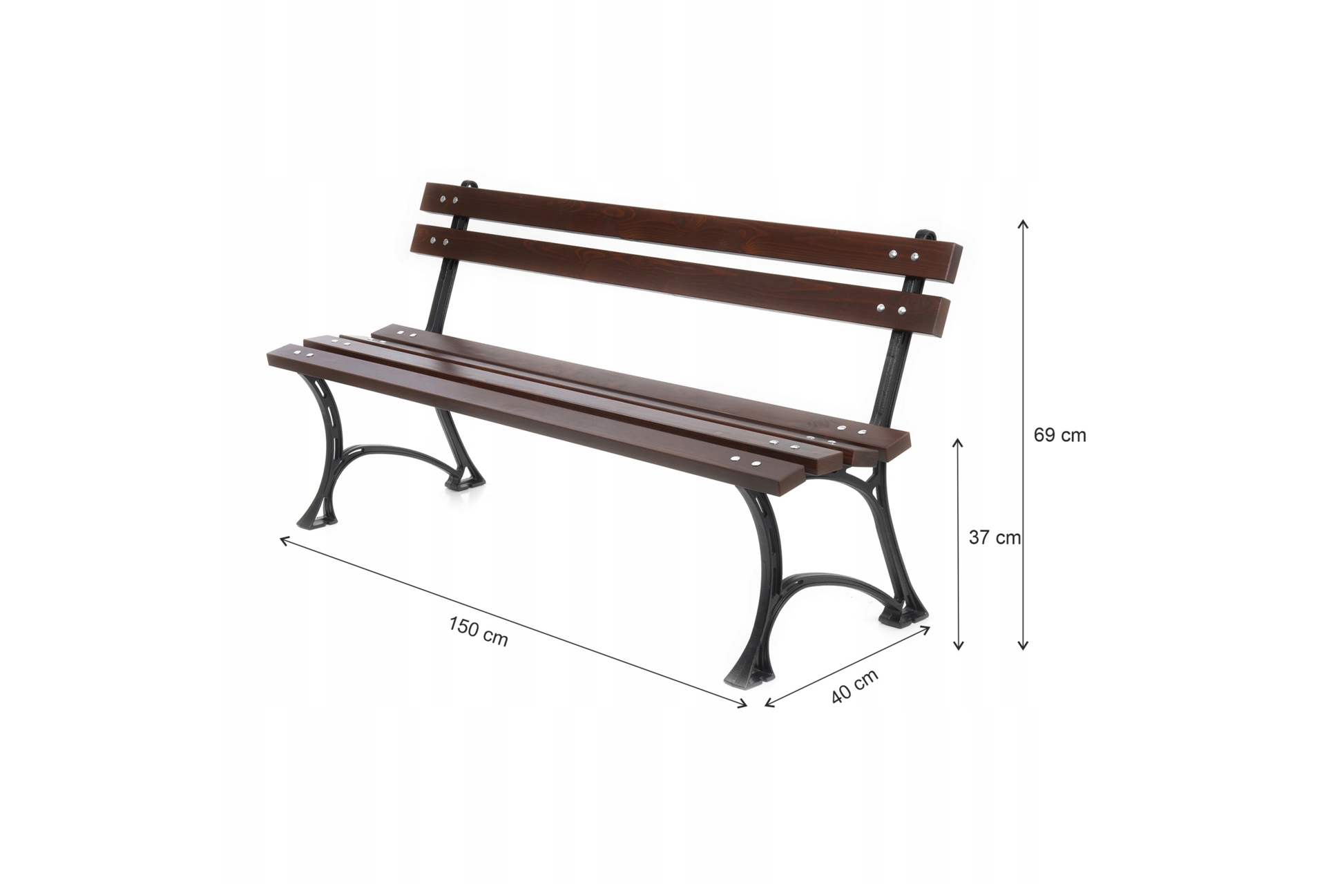 Ławka żeliwna Baster Minerva