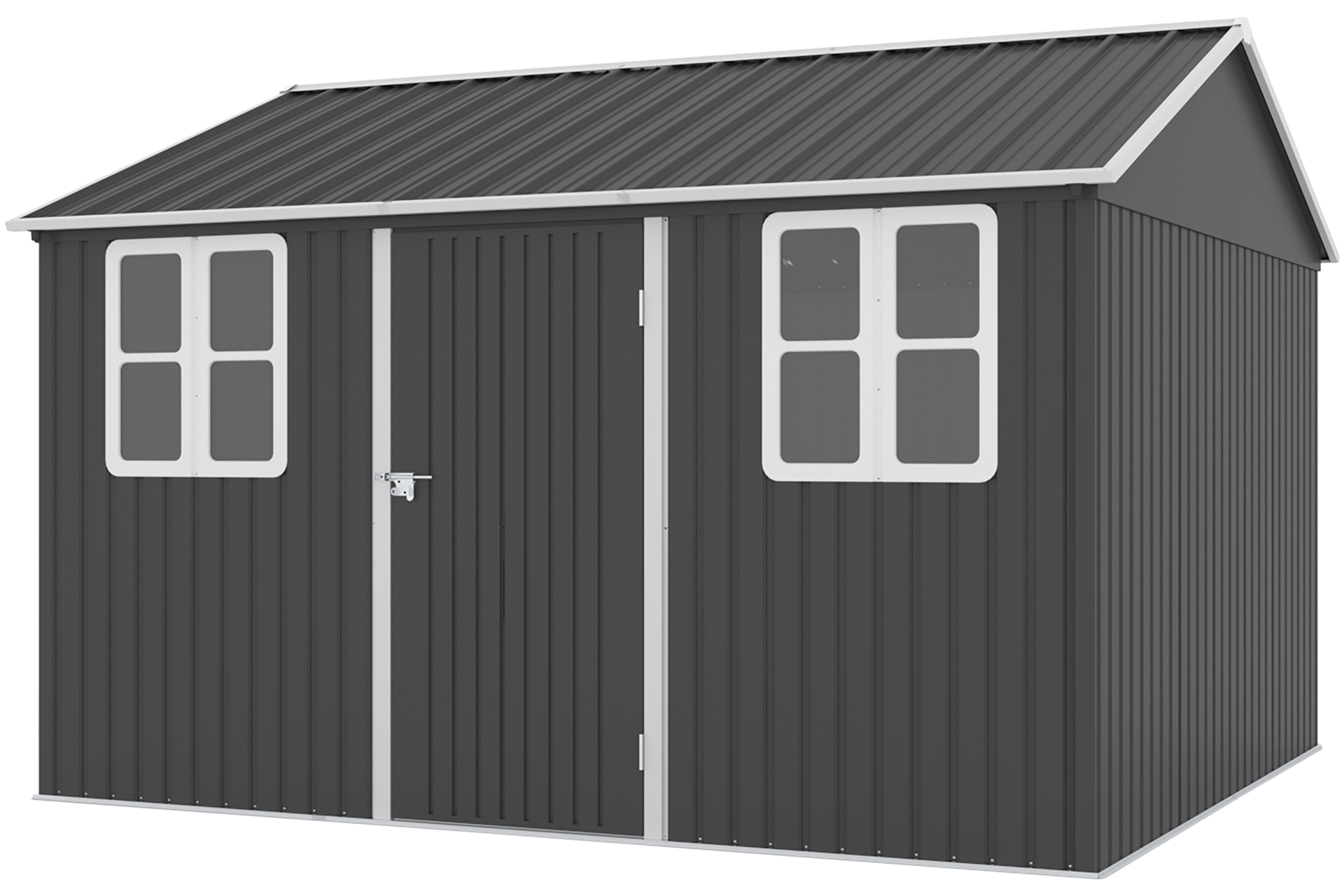 Domek narzędziowy metalowy Stavanger 360 x 313 cm Domek narzędziowy Stavanger 360 x 313 cm Grey