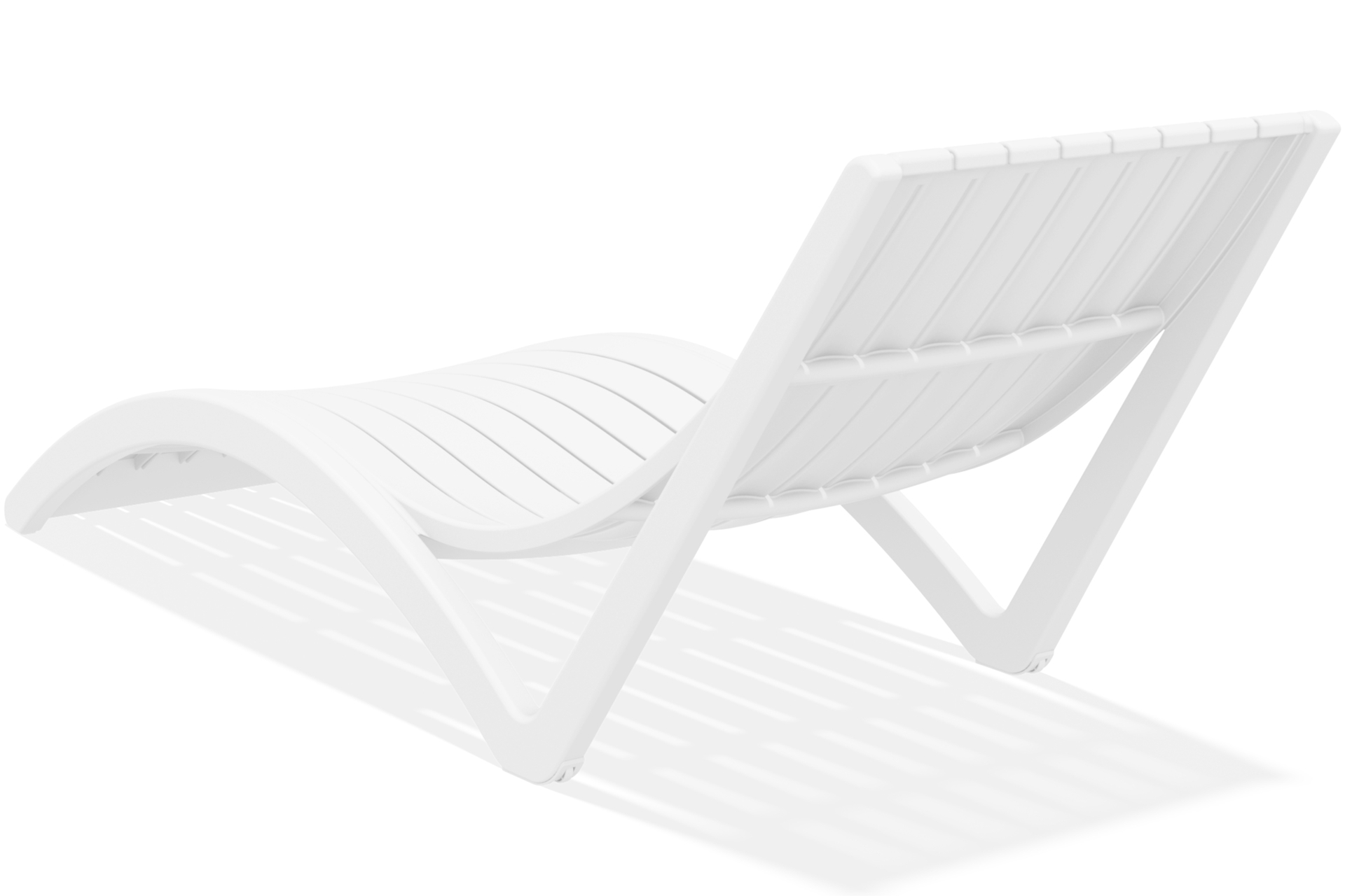 Leżak ogrodowy Siesta Slim White