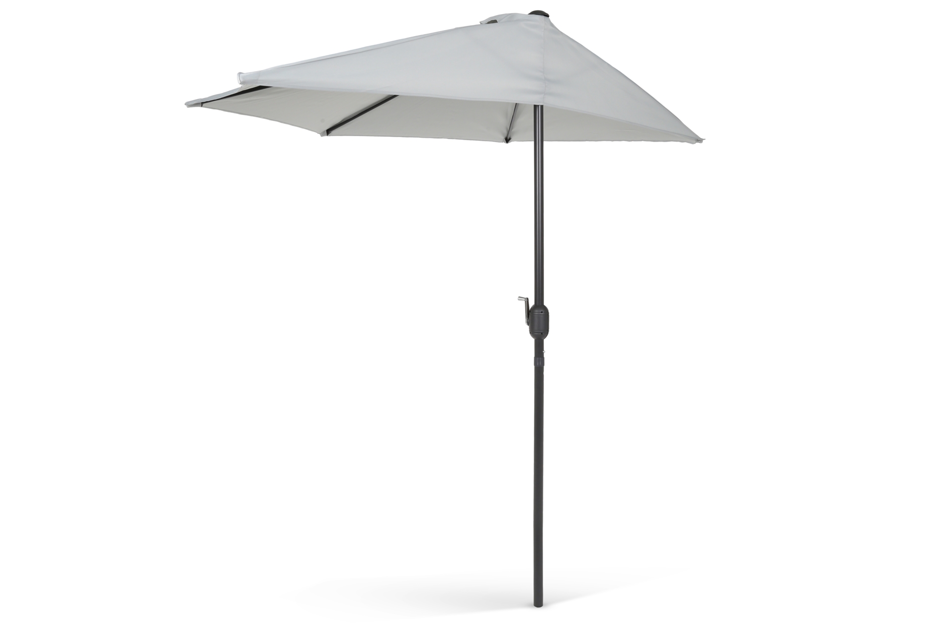 Parasol na balkon połówkowy Bima 140 cm Grey / Light Grey
