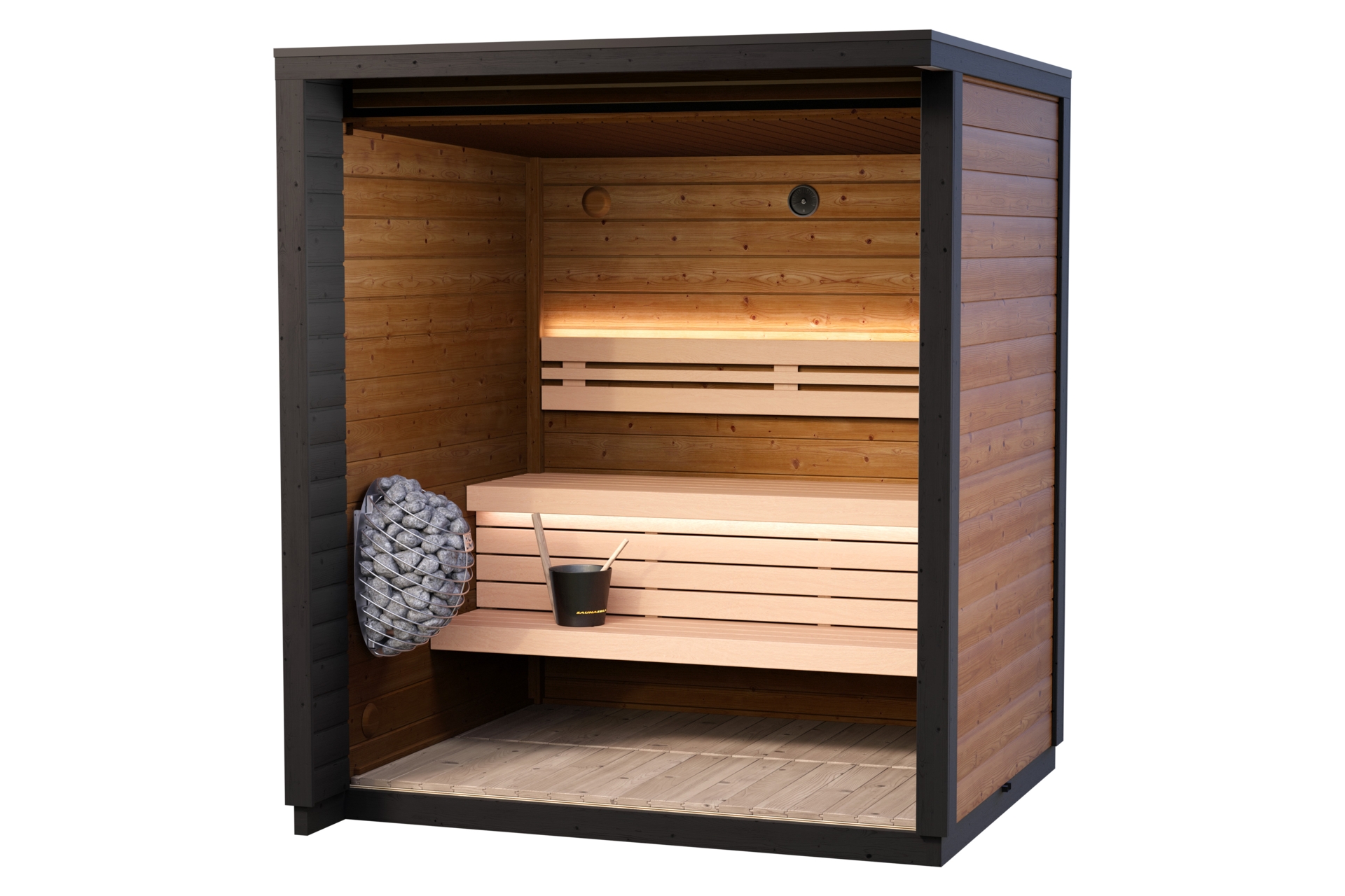 Sauna fińska zewnętrzna Leil® Saunas Patio XXS 3-osobowa