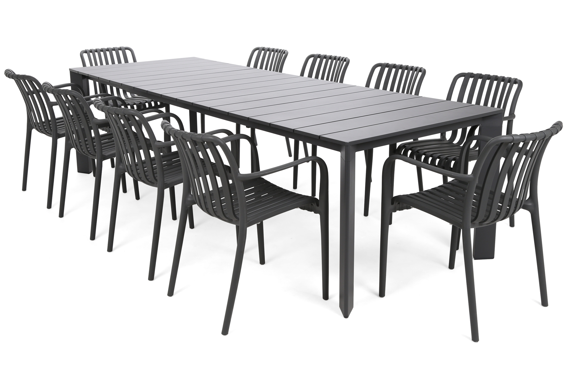 Meble ogrodowe Marsala Lomi Grey 10+1