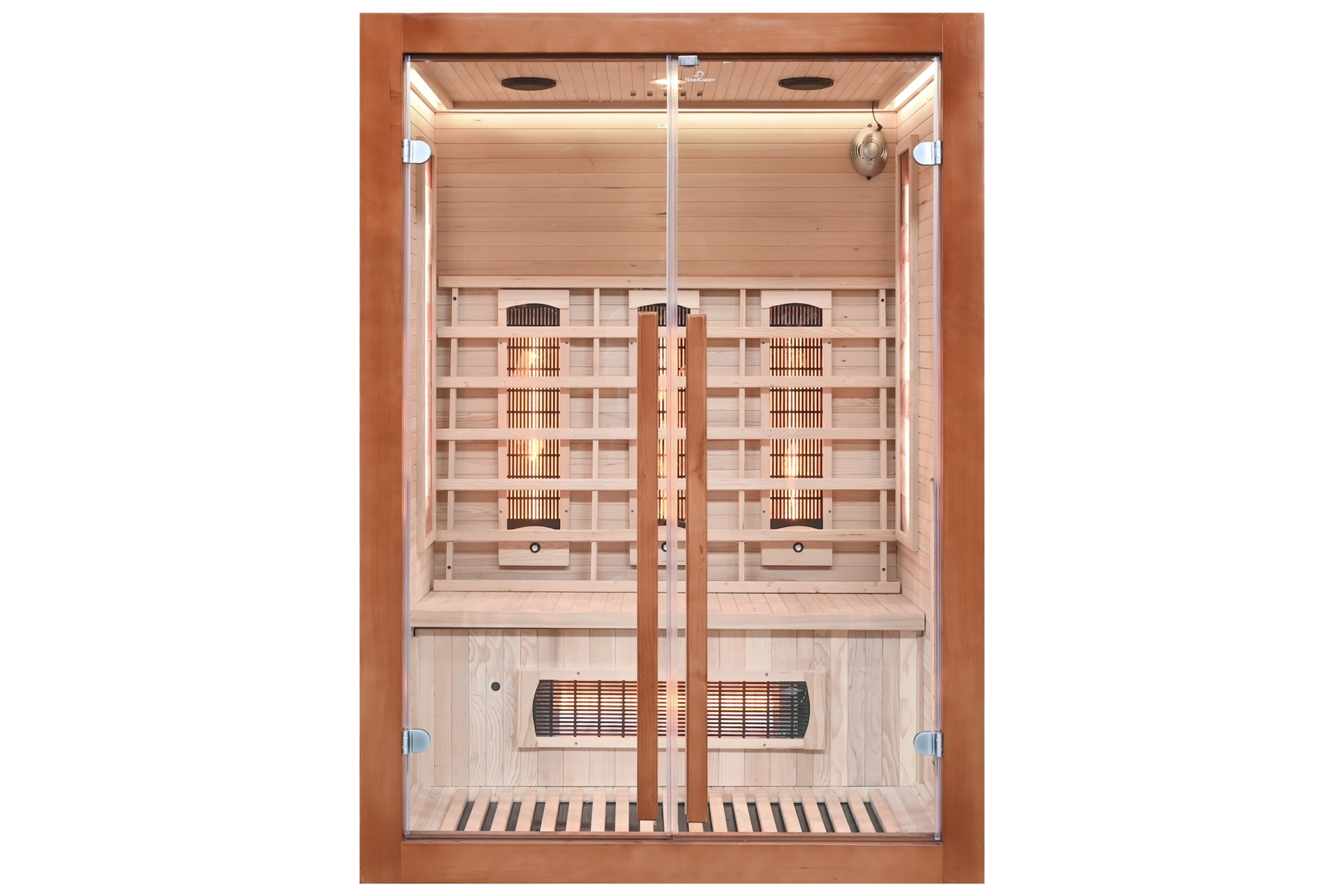 Sauna infrared Nordum Solea X 3-osobowa WiFi brązowa