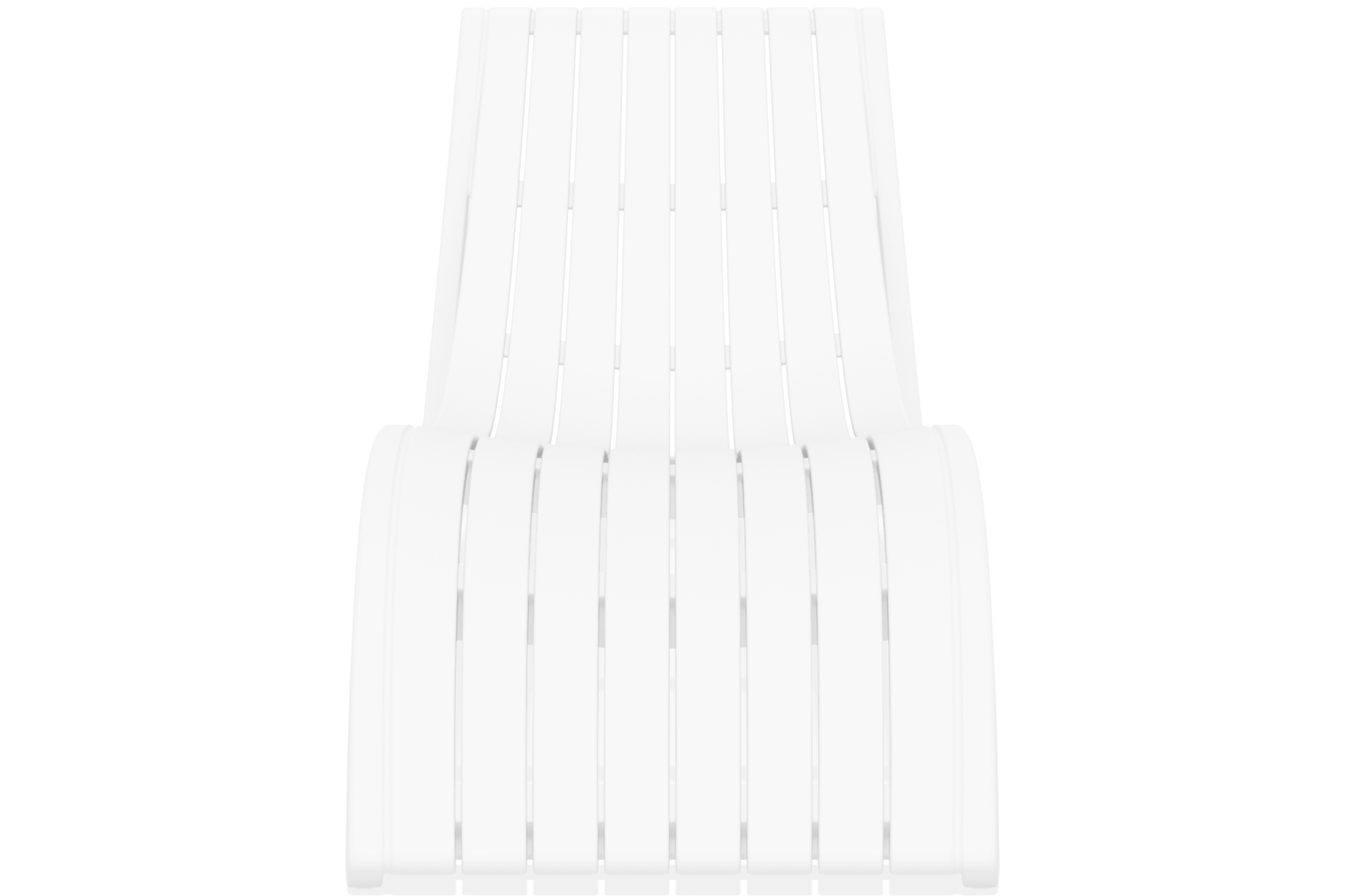 Leżak ogrodowy Siesta Slim White