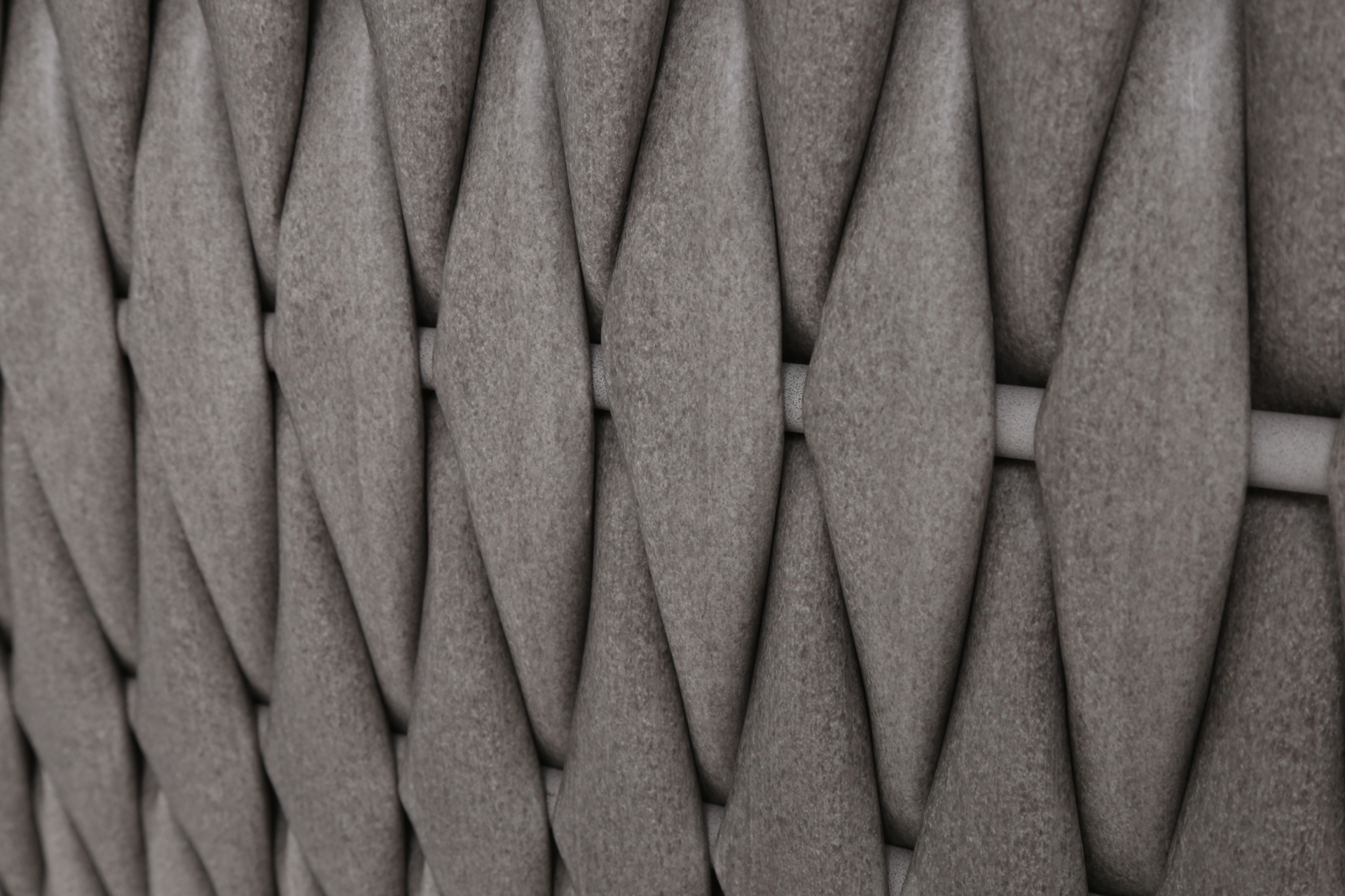 Zestaw mebli aluminiowych Tasos Cream / Latte - dla 4 osób  Meble ogrodowe technorattanowe Tasos Cream / Latte