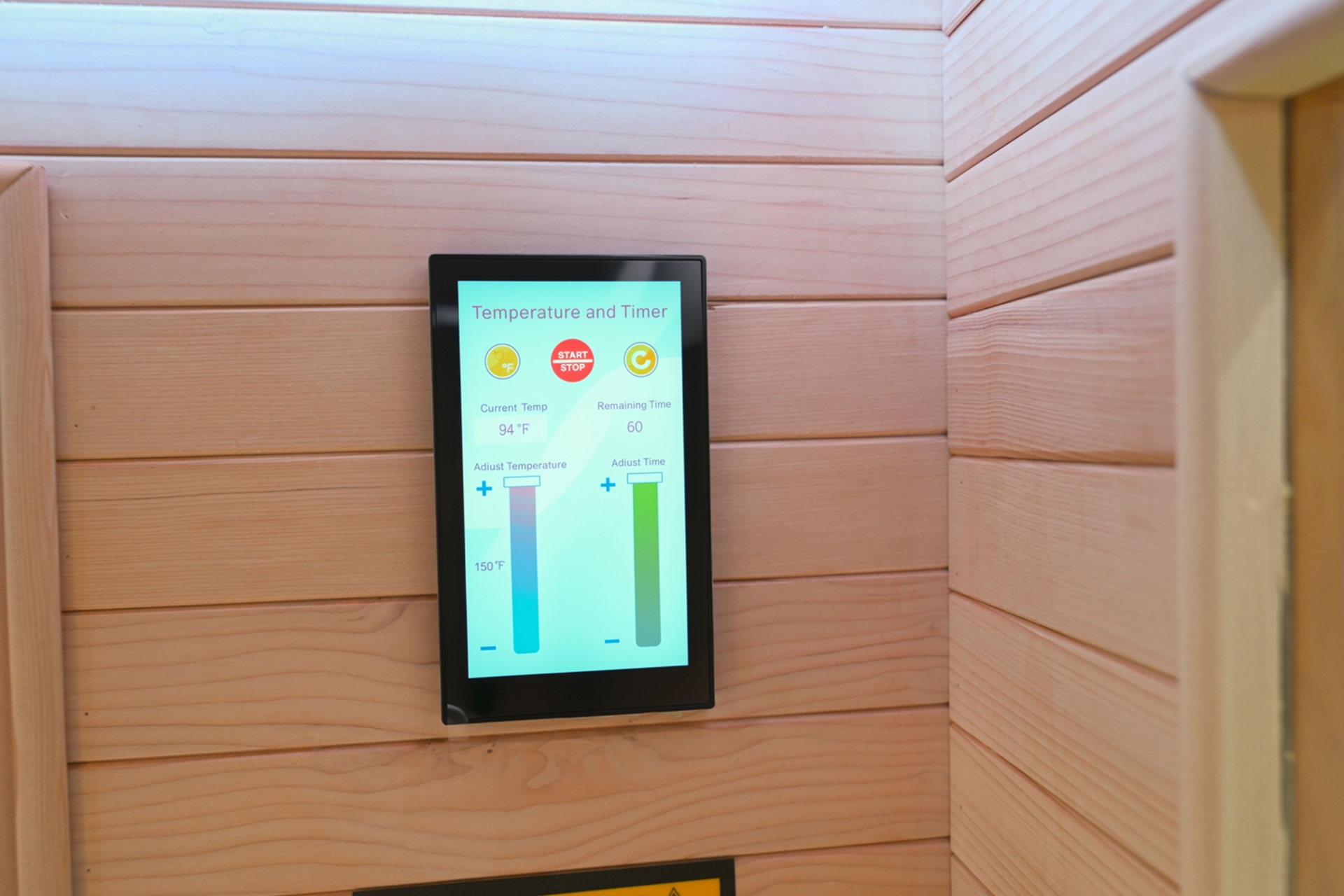 Sauna infrared narożna Nordum Classic 2-osobowa WiFi brązowa