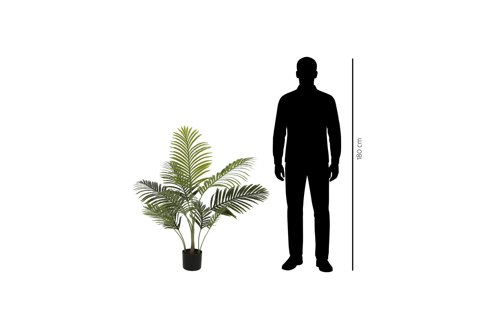 Sztuczna palma areka 120 cm