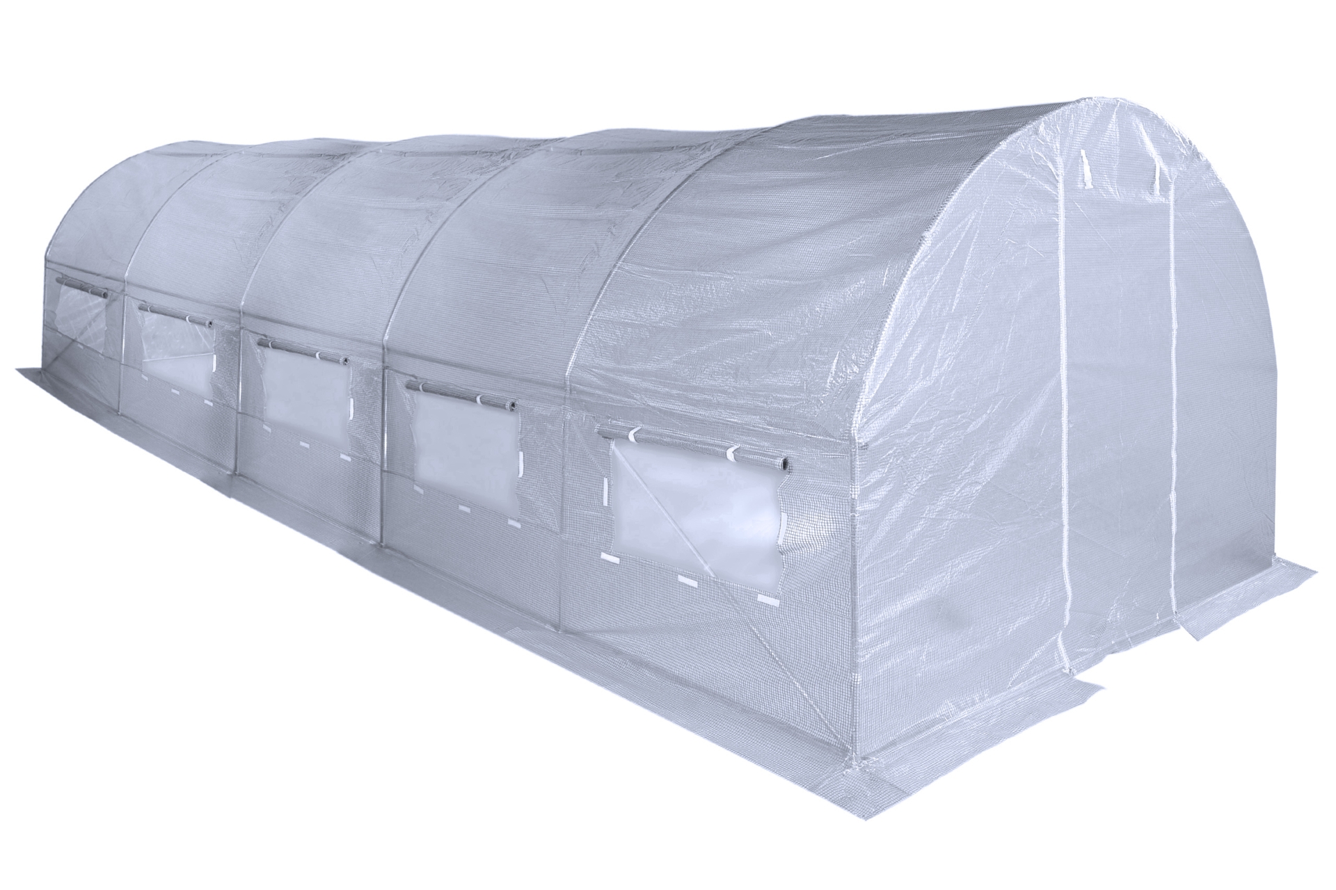 Folia ogrodowa do tunelu ogrodowego 300 x 800 cm biała Folia na stelaż tunelu ogrodowego 300 x 800 cm biała
