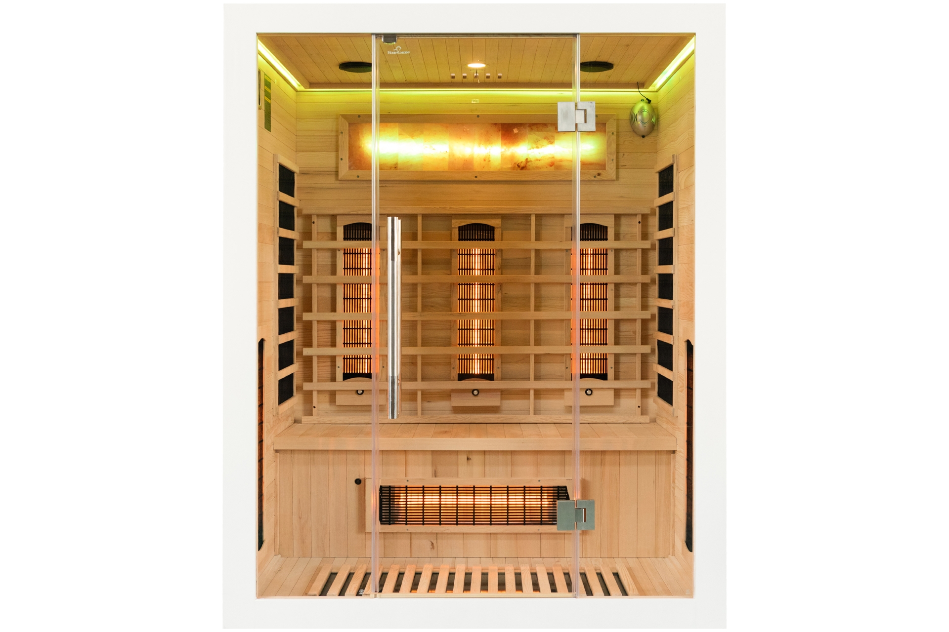 Sauna infrared Nordum Solea 3-osobowa biała - z panelami solnymi Sauna infrared Nordum Solea 3-osobowa biała