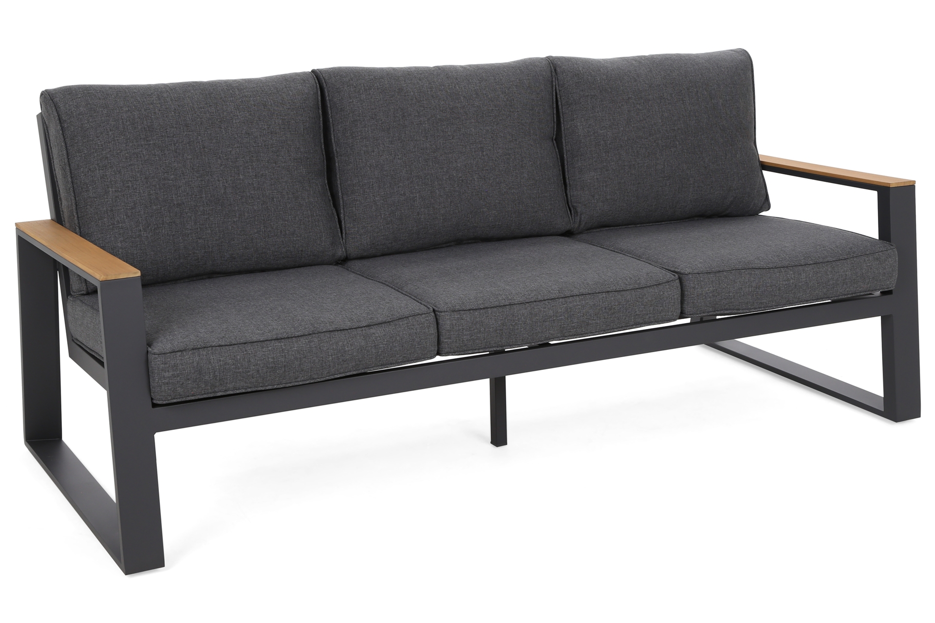 Meble ogrodowe aluminiowe Rimini Dark Grey / Grey Melange