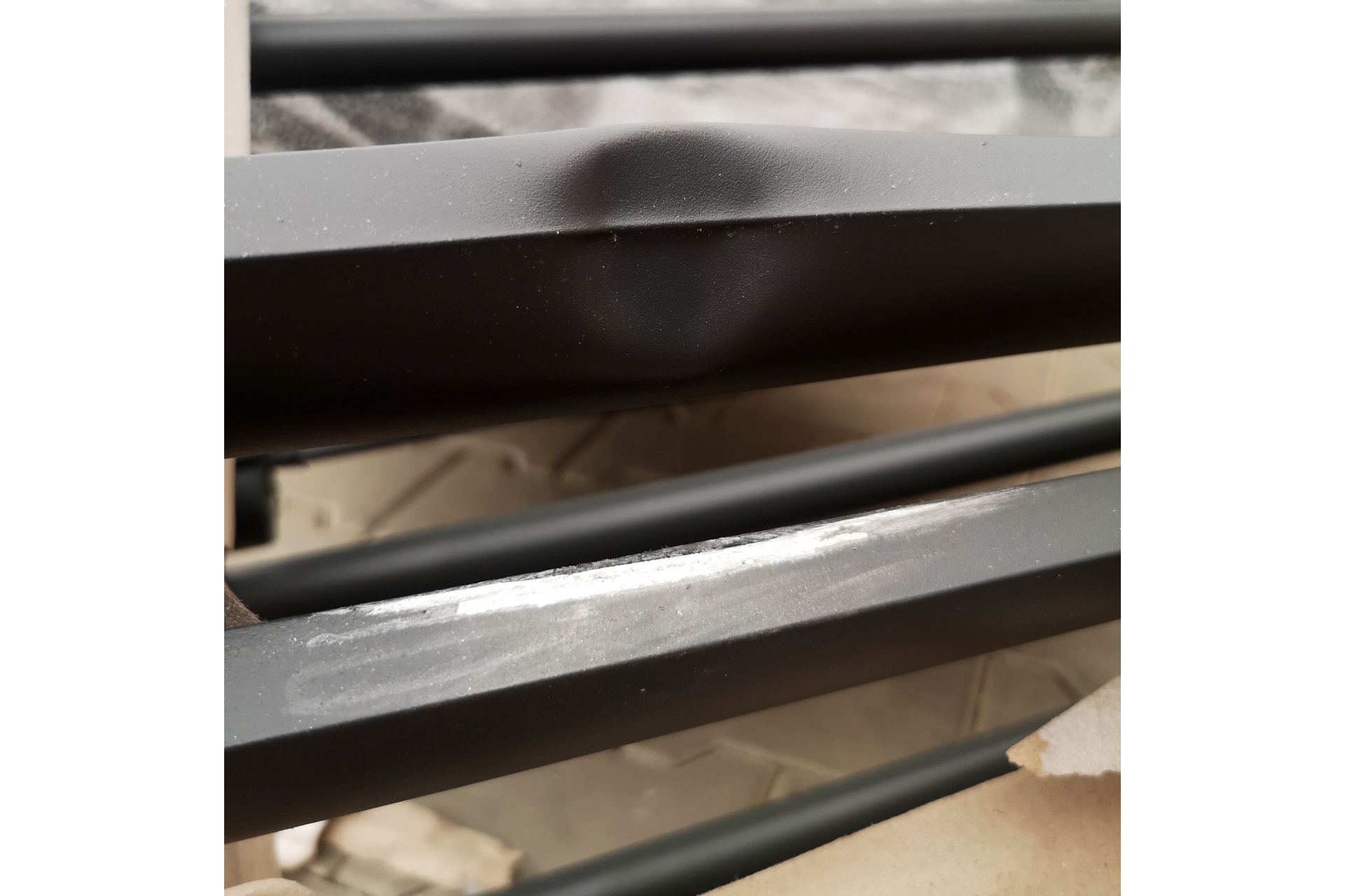 Leżak ogrodowy aluminiowy Ibiza szary II gat. Leżak ogrodowy aluminiowy Ibiza Grey / Window Grey II. gatunek