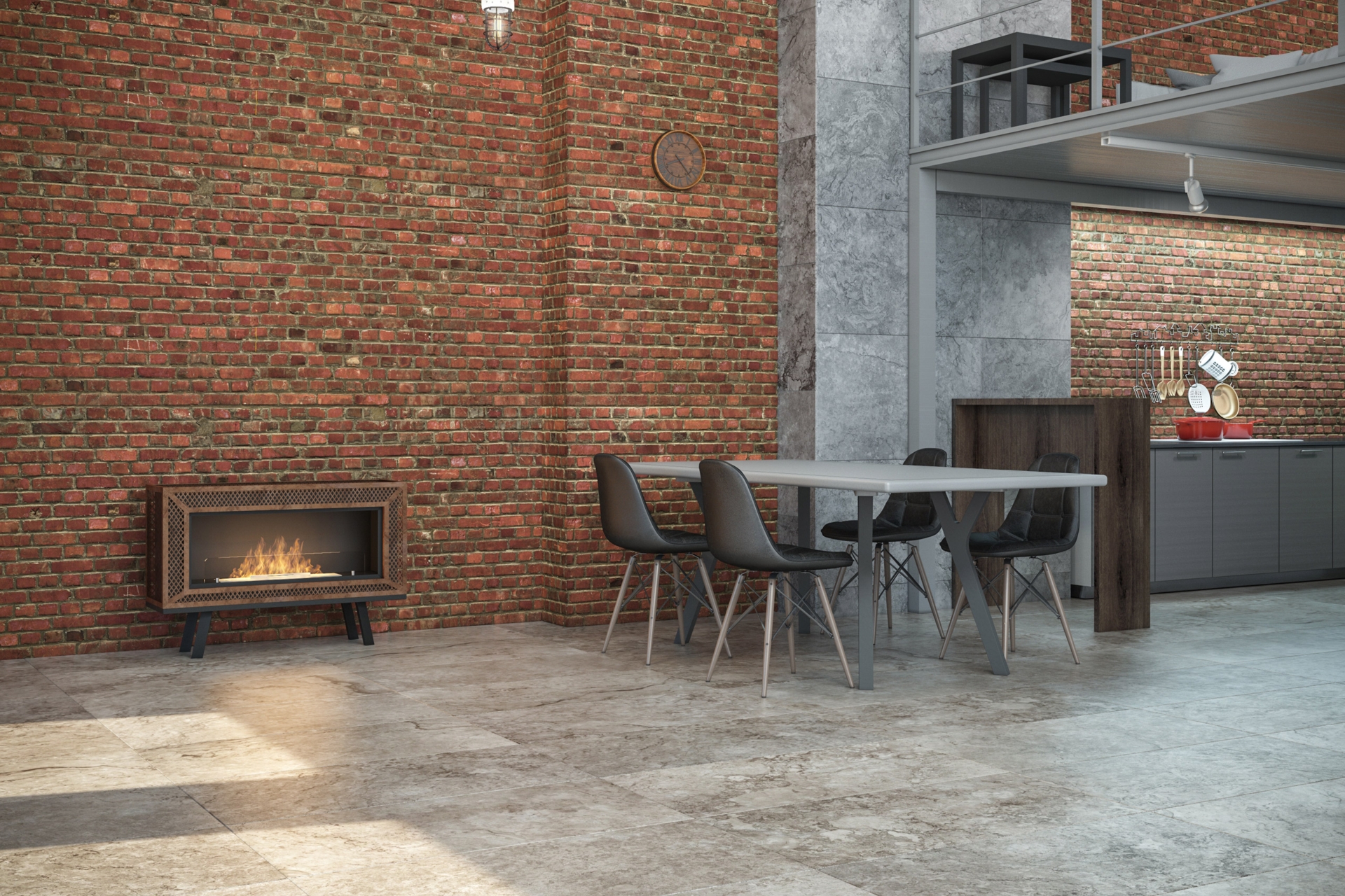 Biokominek prostokątny Infire Industrial Biokominek Infire Industrial