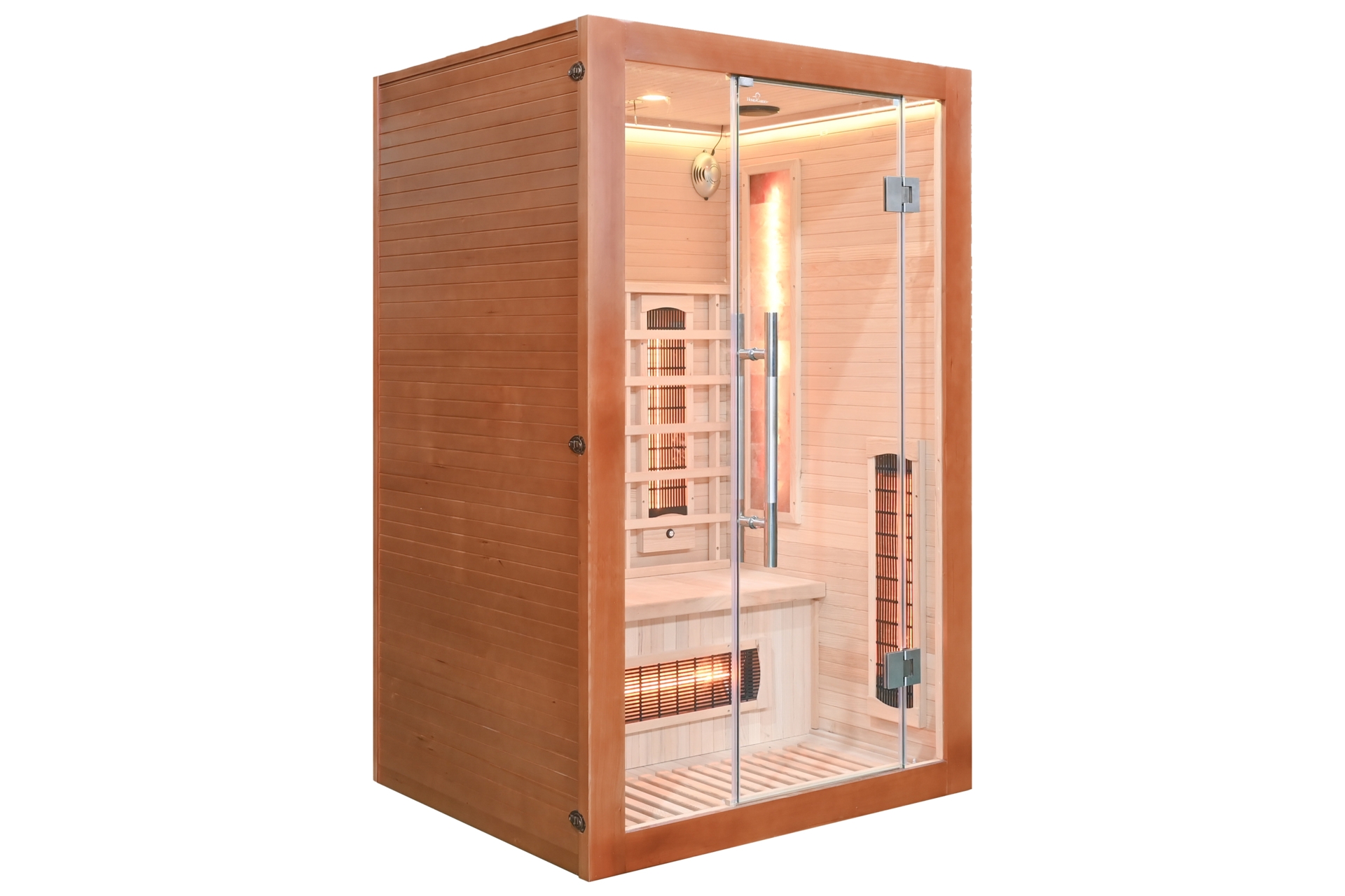Sauna infrared Nordum Solea 2-osobowa WiFi brązowa