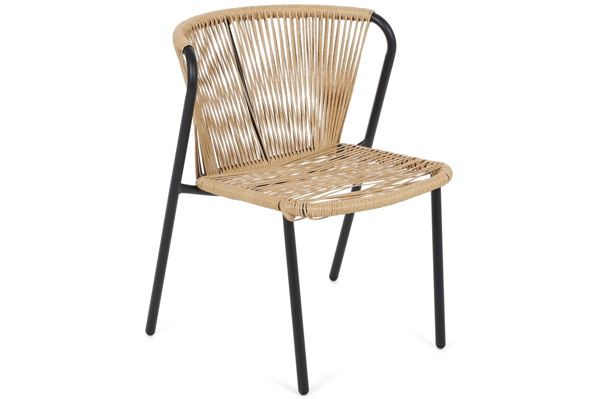 Meble balkonowe technorattanowe Fiuggi Black / Beige