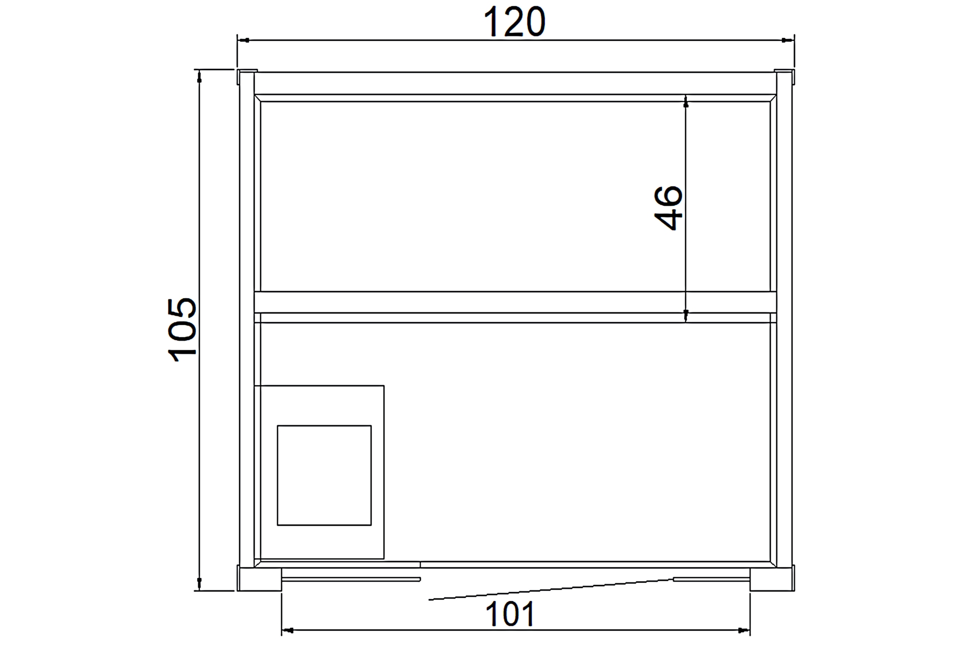 Sauna fińska Nordum Basic 2-osobowa brązowa