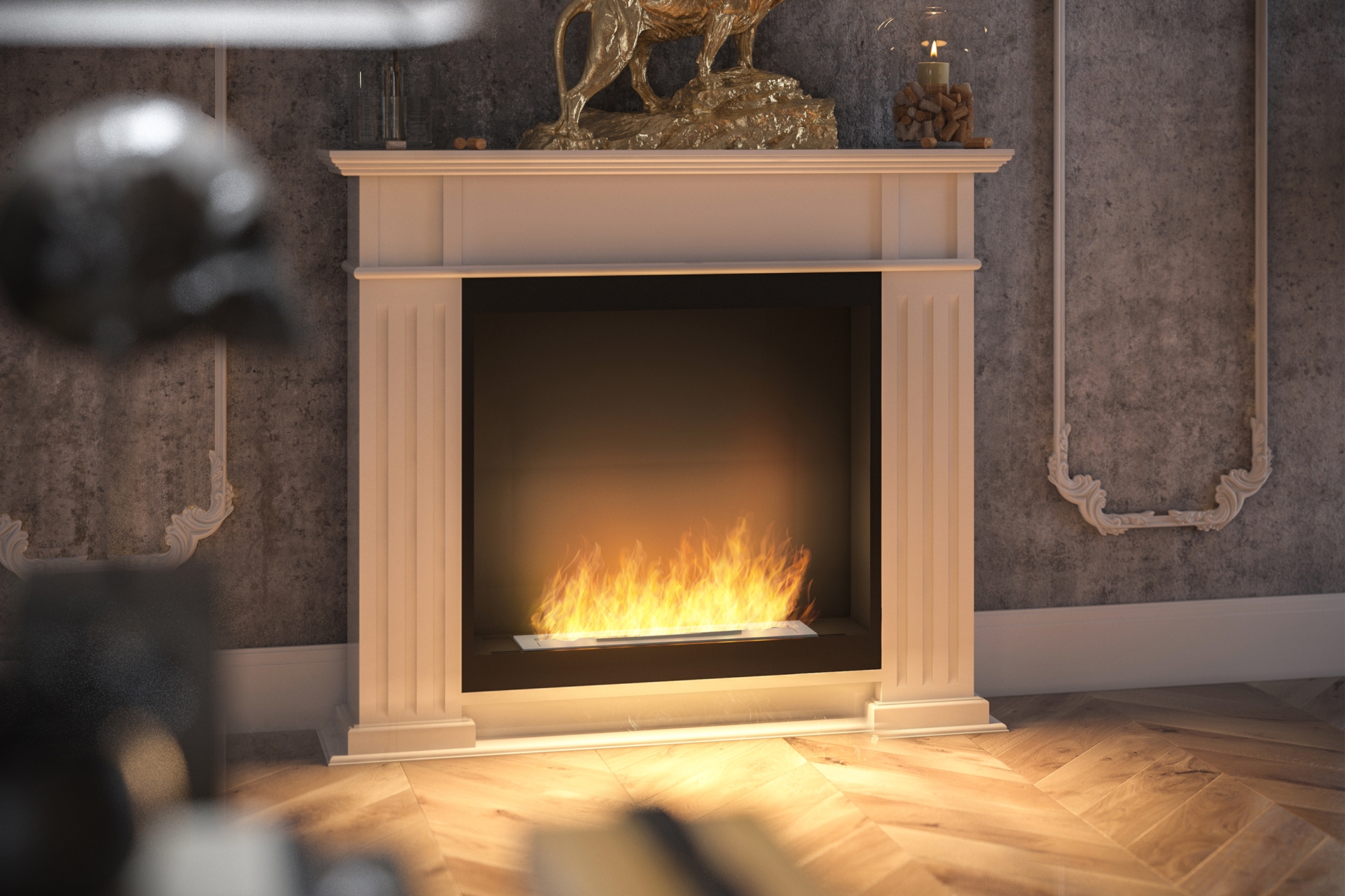 Biokominek Infire Inportal 1 biały