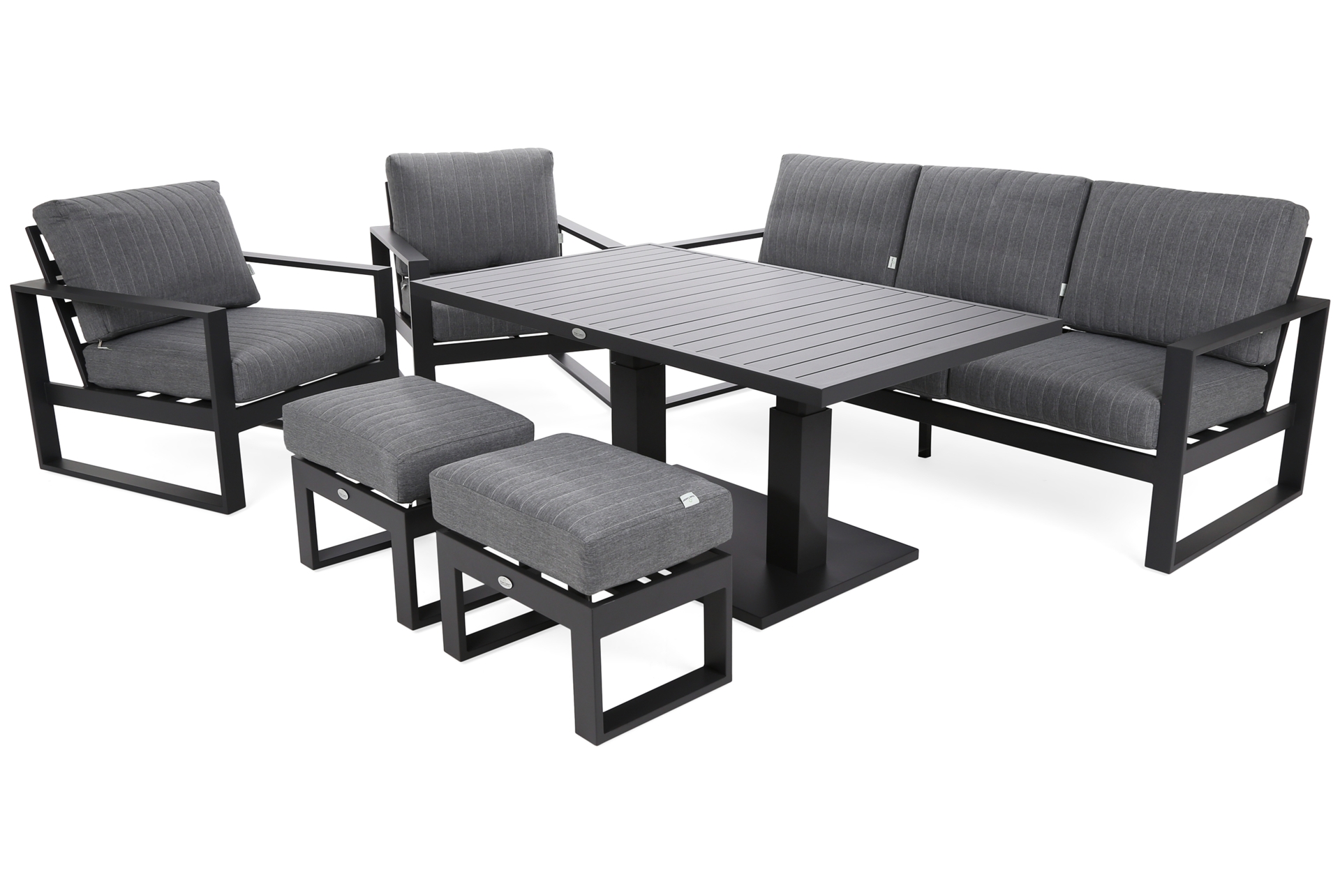 Meble ogrodowe aluminiowe Sorrento Grey / Grey Melange