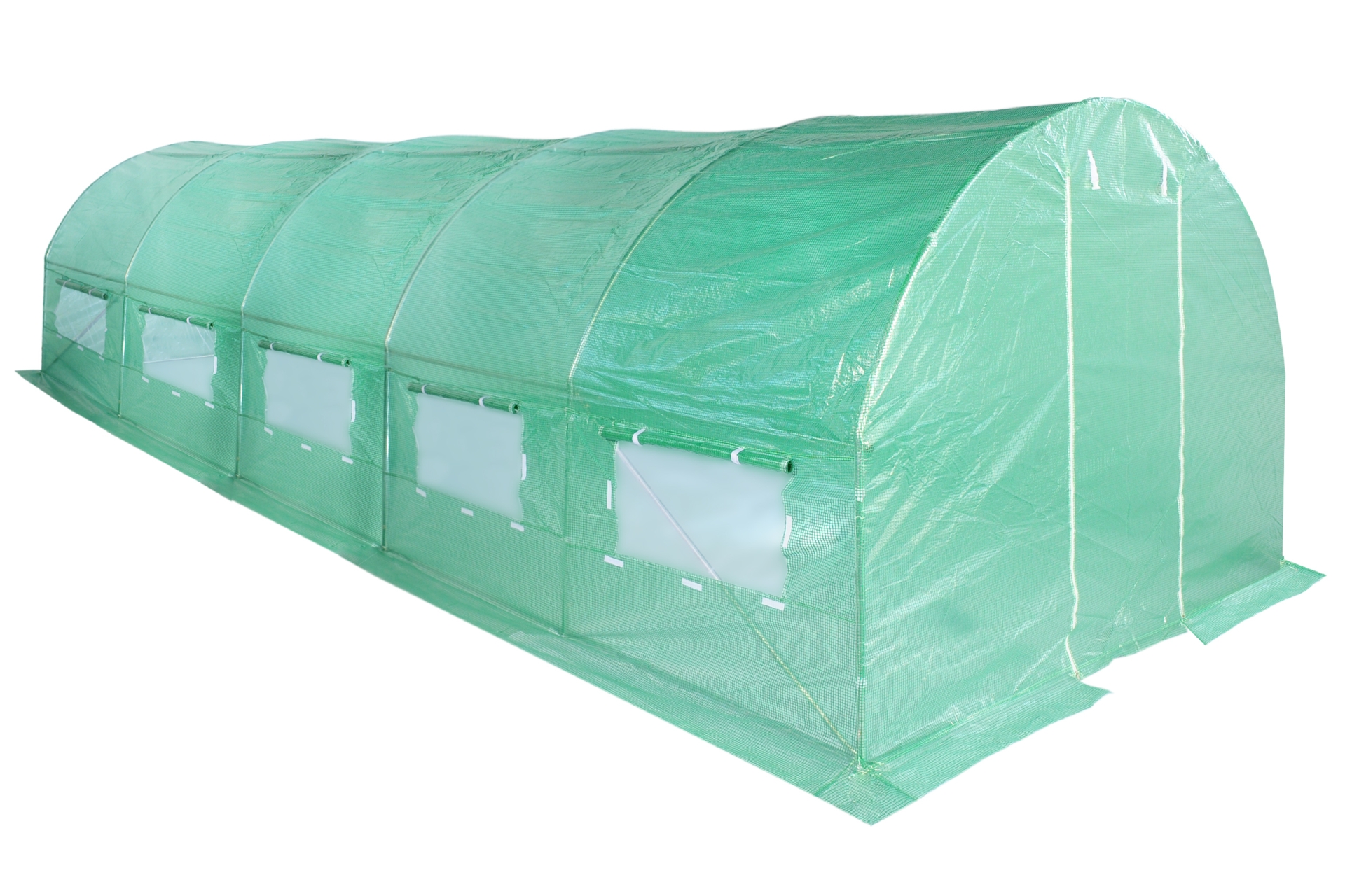 Folia na stelaż tunelu ogrodowego 3x8 m zielona Folia na stelaż tunelu ogrodowego 300 x 800 cm zielona