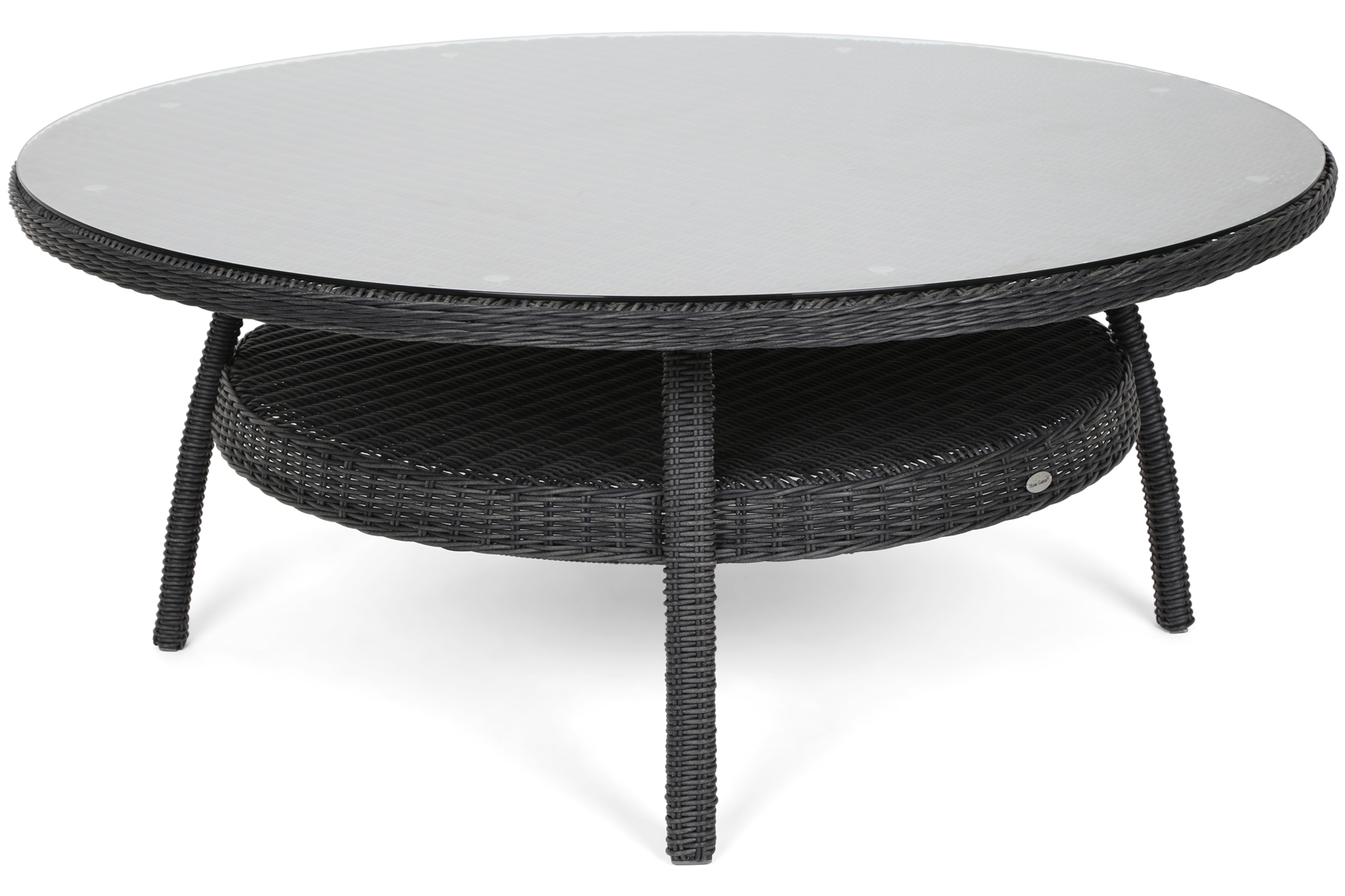 Meble ogrodowe technorattanowe Bristol Round Elegant 180 cm Grey / Grey Melange 8+1