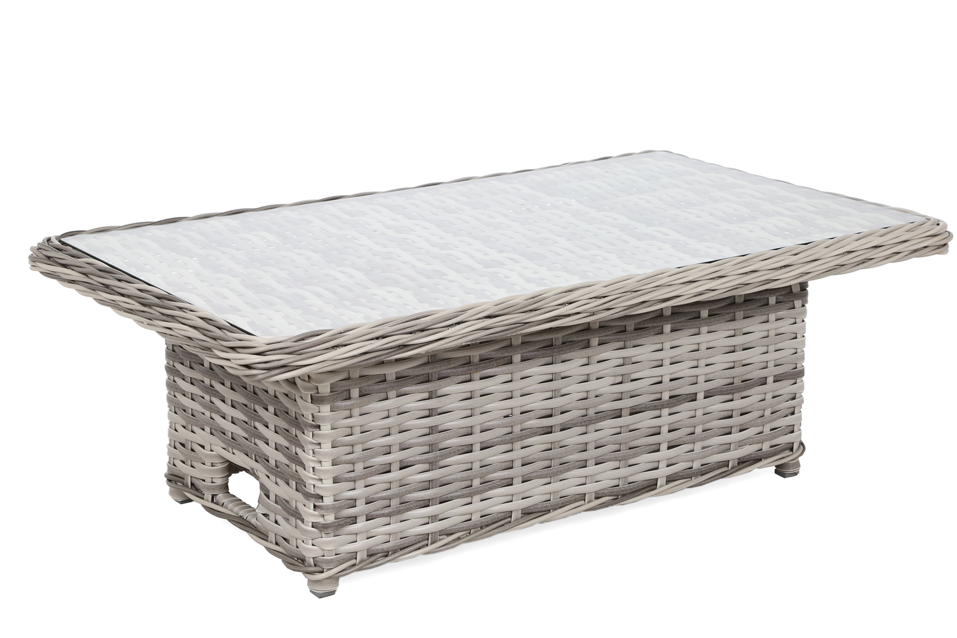 Narożny zestaw mebli ogrodowych Foggia Plus Light Grey / Grey Narożny zestaw mebli ogrodowych Foggia Plus Light Grey / Grey