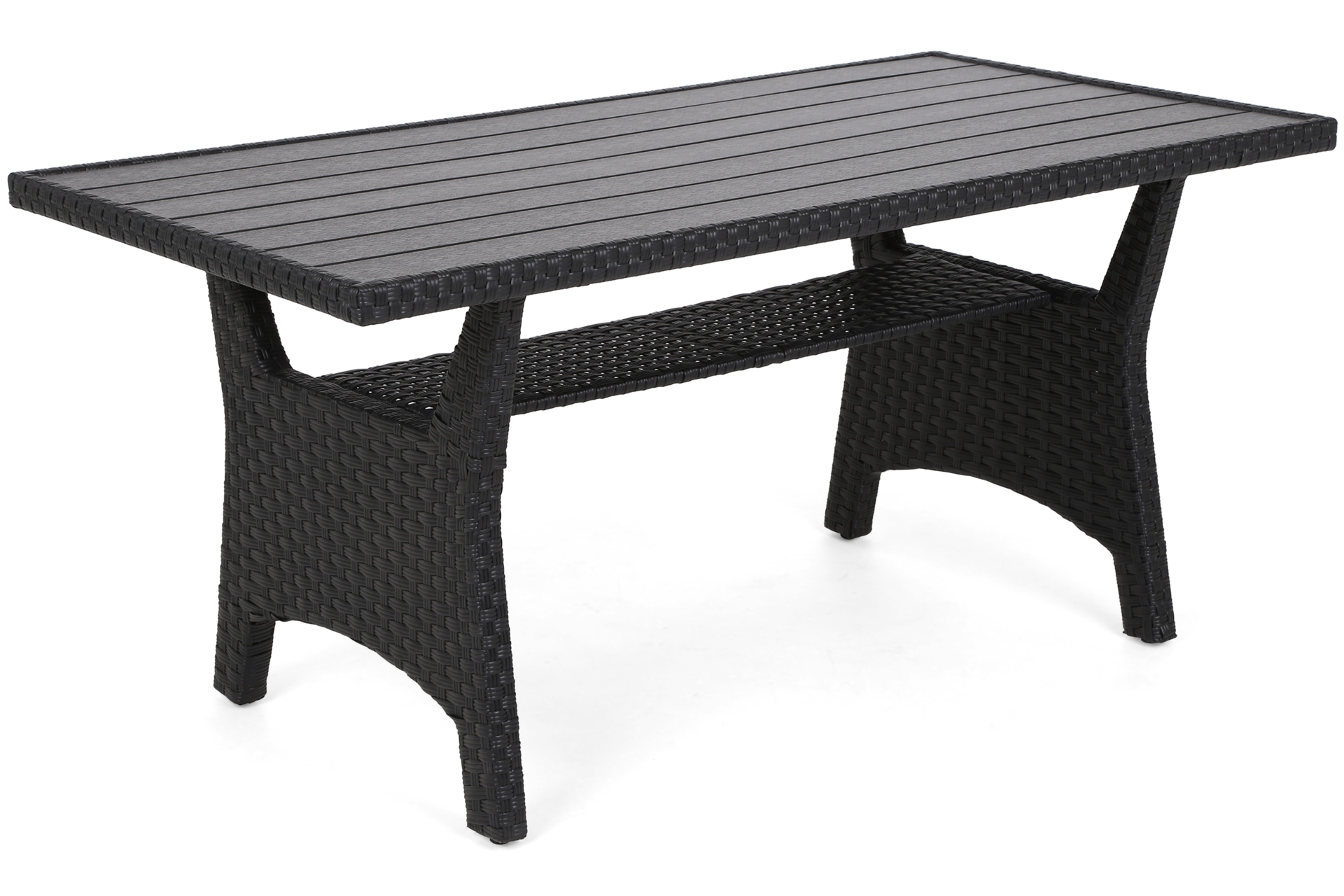 Narożnik ogrodowy technorattanowy Lagos Dark Grey / Grey Melange