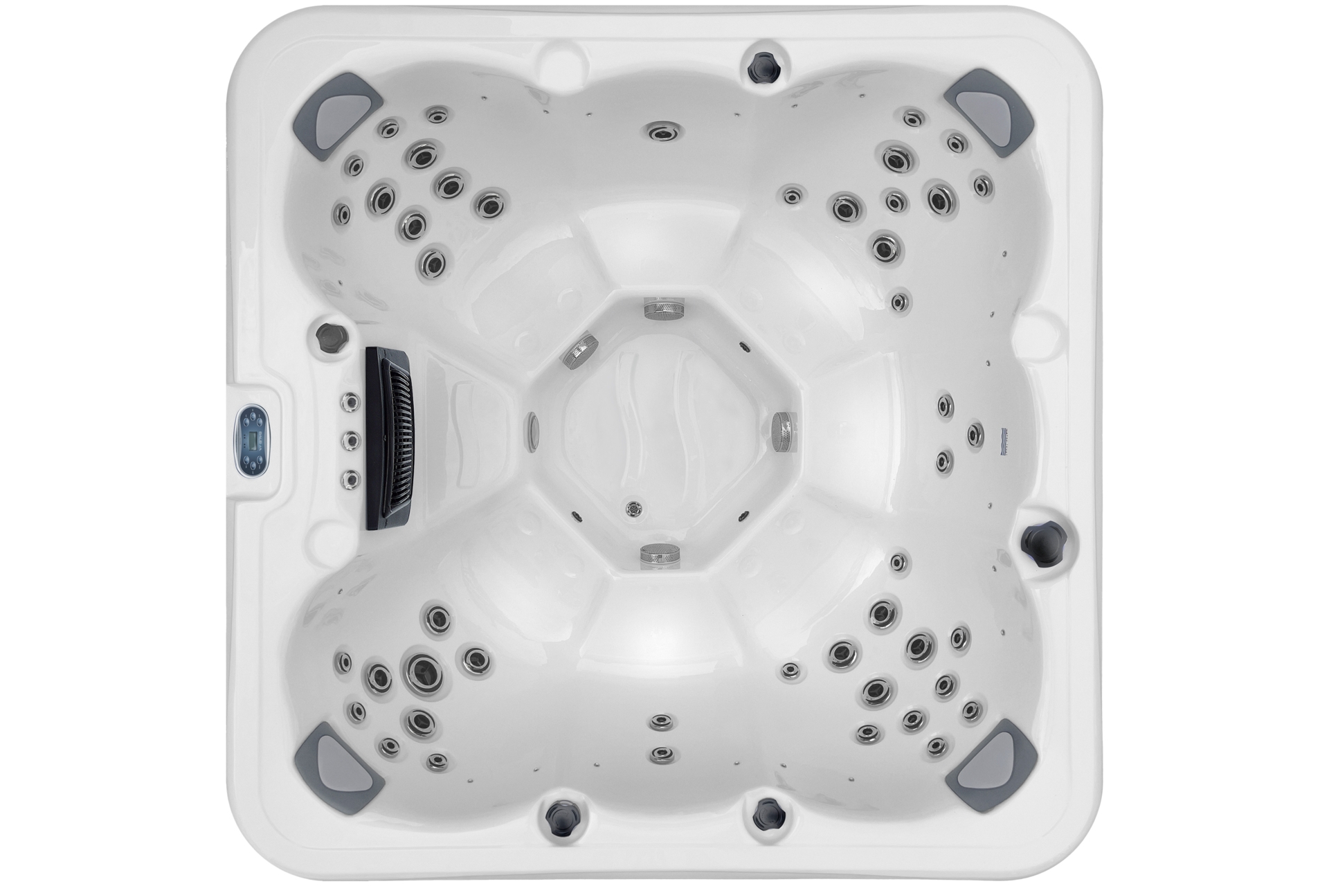 Wanna ogrodowa z hydromasażem Aquess Zenya 5002 7-osobowa