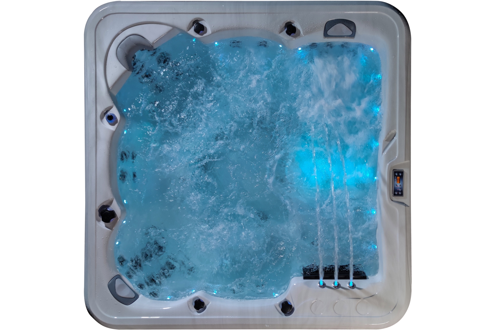 Wanna ogrodowa z hydromasażem Aquess Zenya 7102 6-osobowa