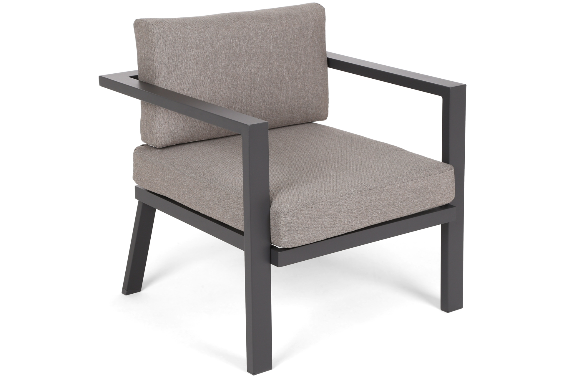 Narożne meble ogrodowe aluminiowe Miami Grey / Taupe