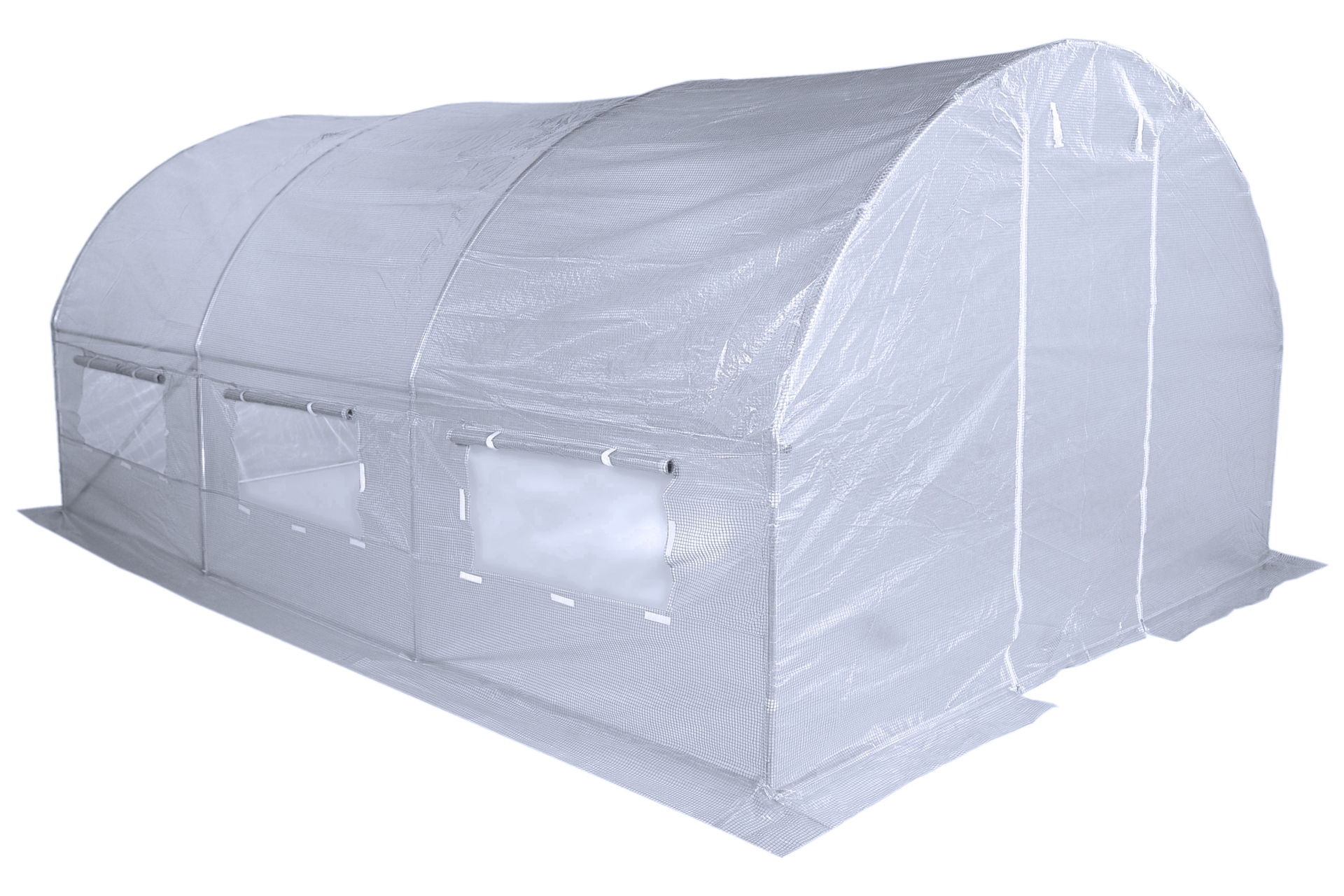 Tunel foliowy 2,5x5 m wzmocniony biały