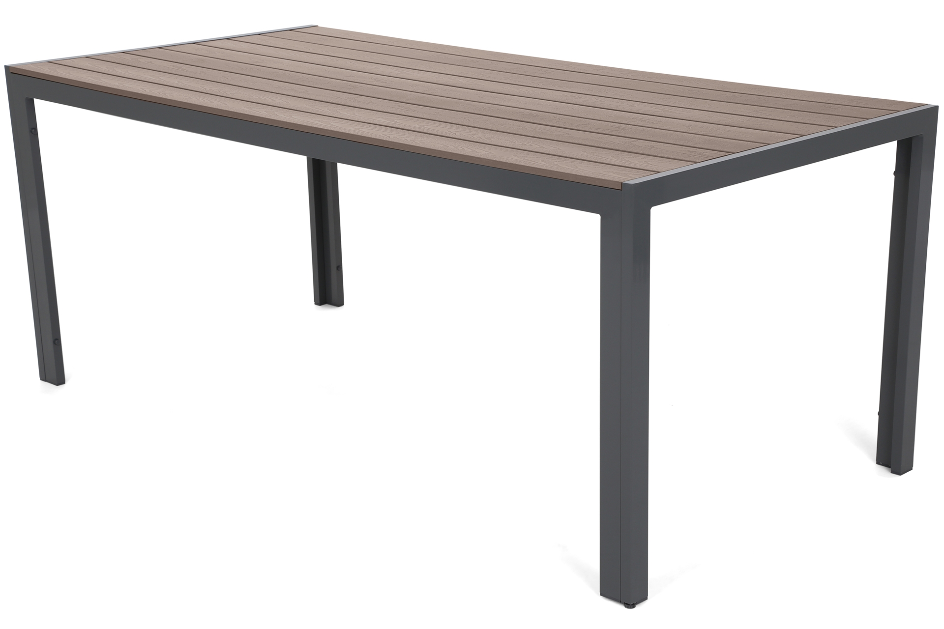 Meble ogrodowe aluminiowe Ibiza 185 cm Grey / Taupe 8+1