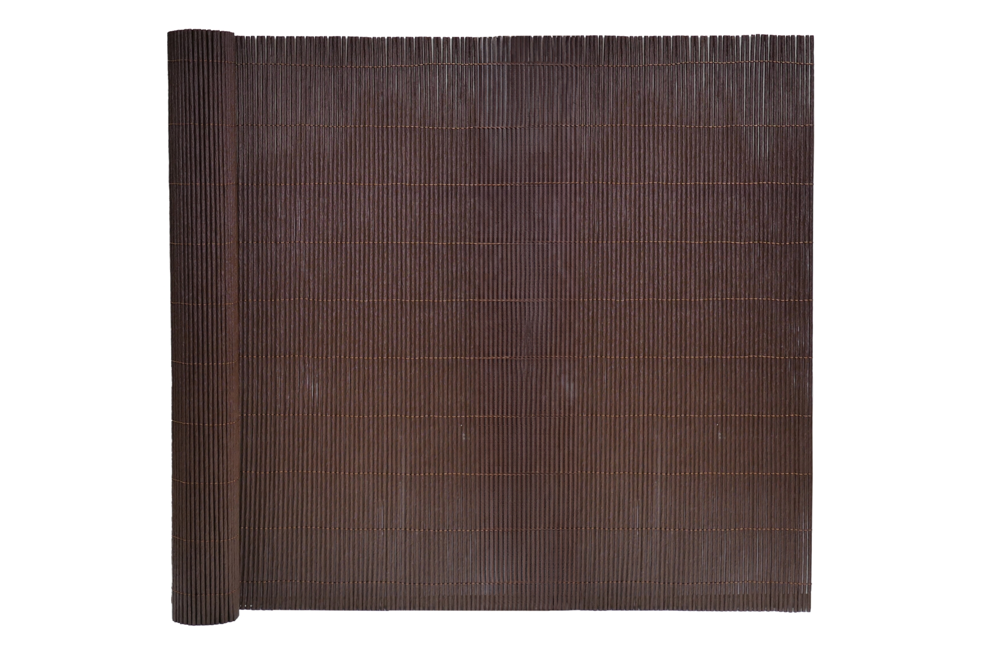 Mata PP+PE na ogrodzenie 150 x 500 cm brązowa - na płot - na balkon Mata wzmocniona PP+PE na ogrodzenie 150 x 500 cm brązowa