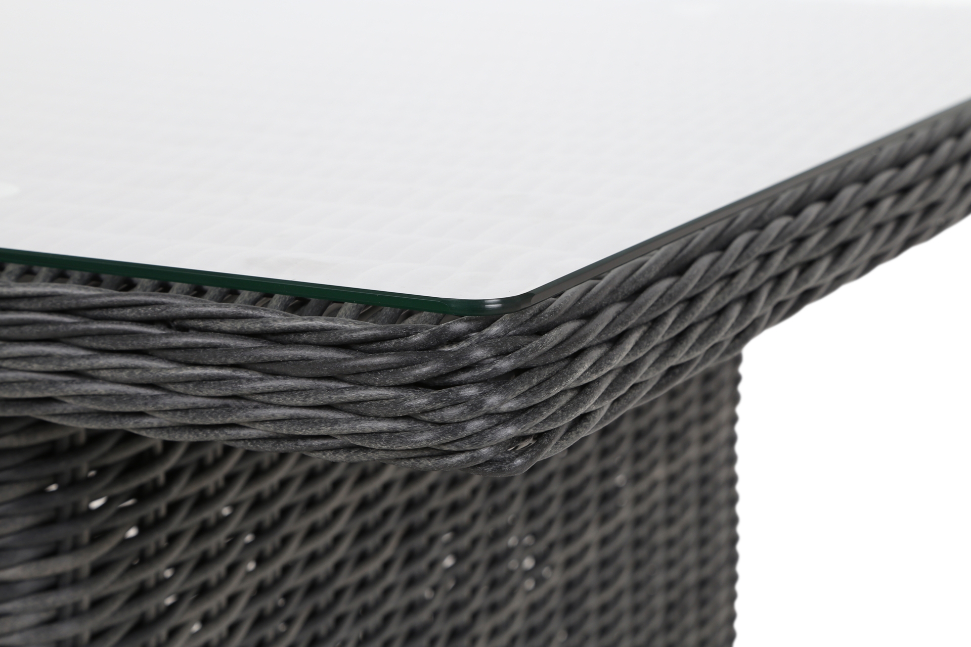 Narożny zestaw mebli ogrodowych prawy California Grey / Grey Melange