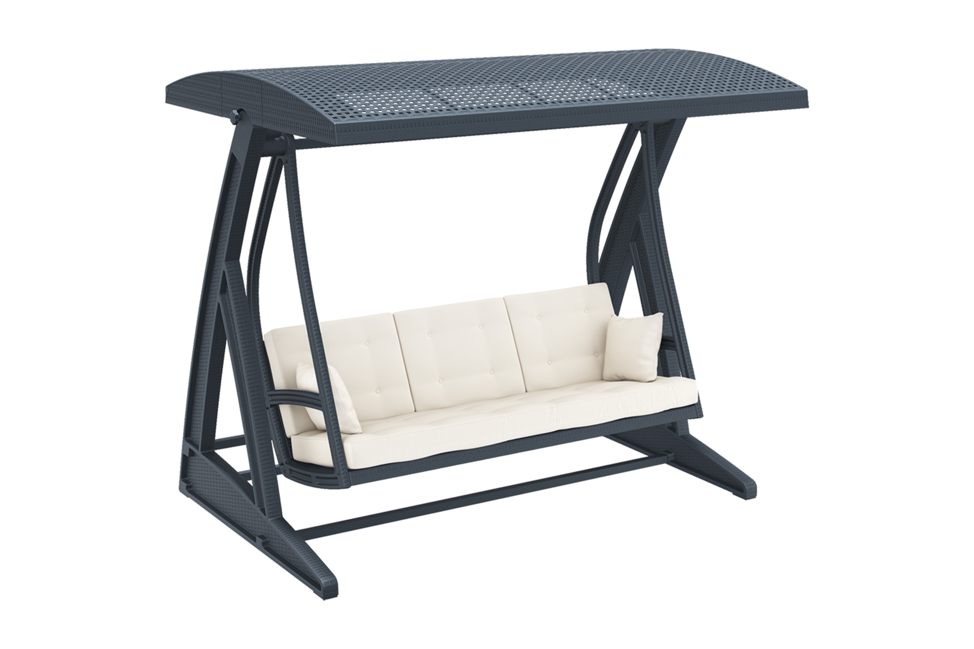 Huśtawka ogrodowa Siesta Hawaii Dark Grey