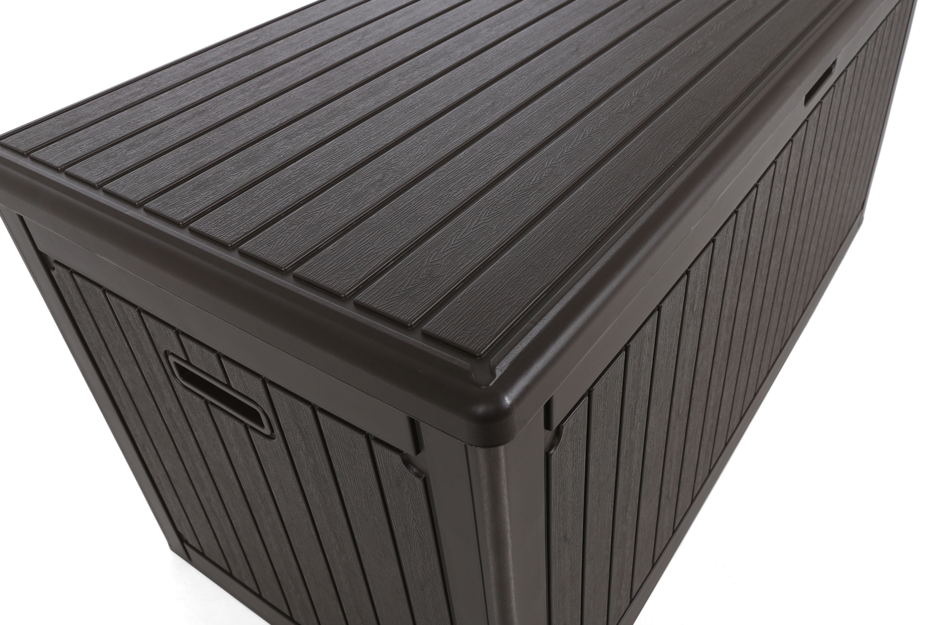 Skrzynia ogrodowa wzmocniona Orebro 984 l Brown