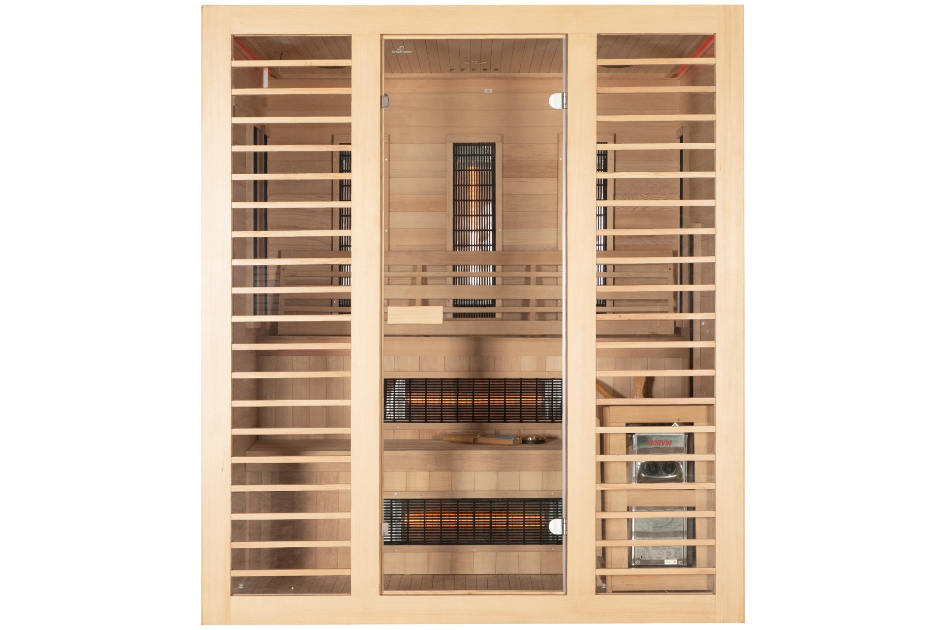 Sauna hybrydowa Nordum Combi 4-osobowa naturalna