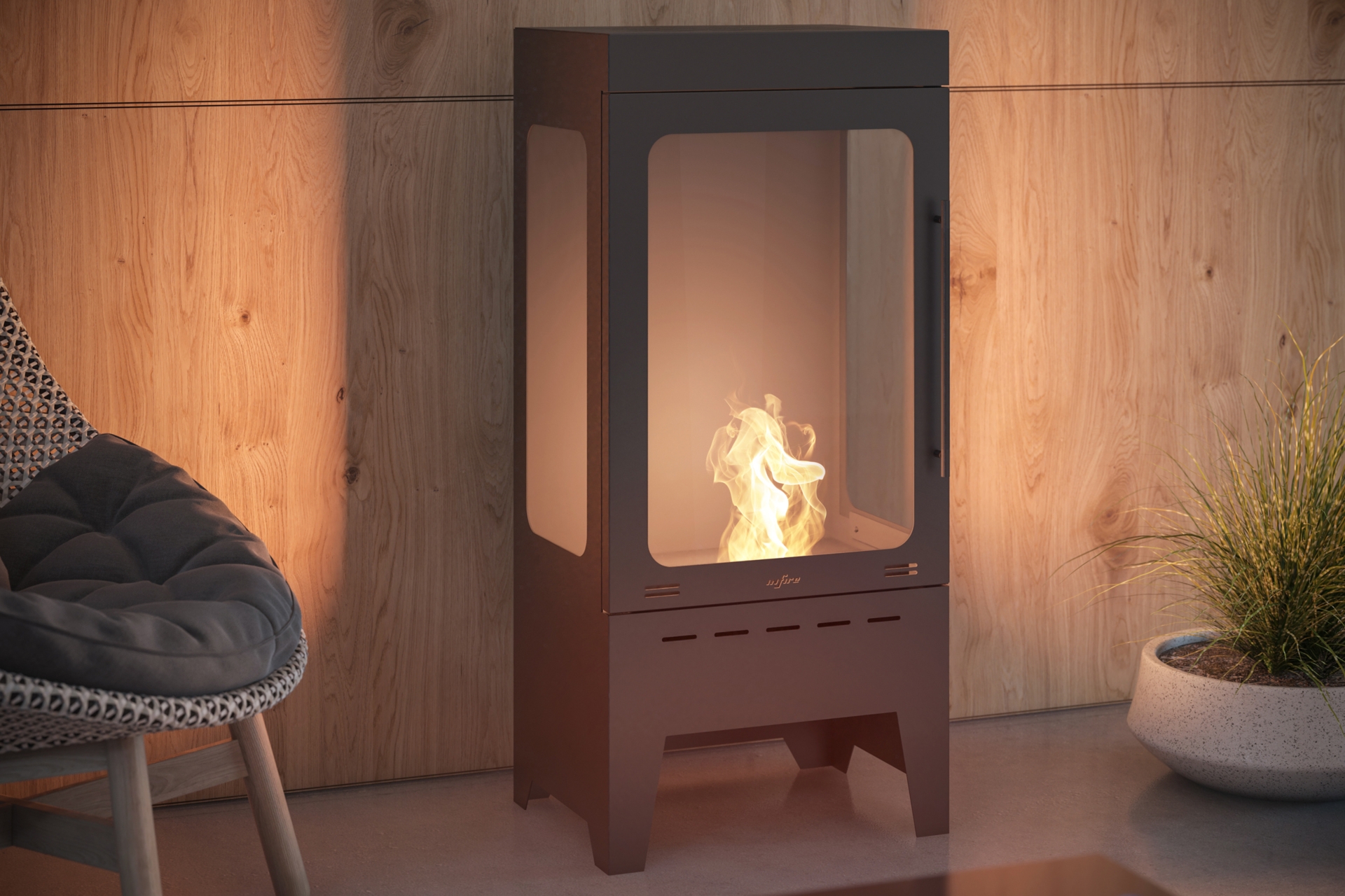 Biokominek Infire Incoza 3 czarny