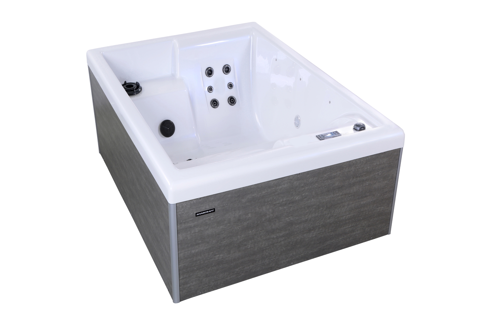 Wanna ogrodowa z hydromasażem Hanscraft Oka Plug & Play Wave 1