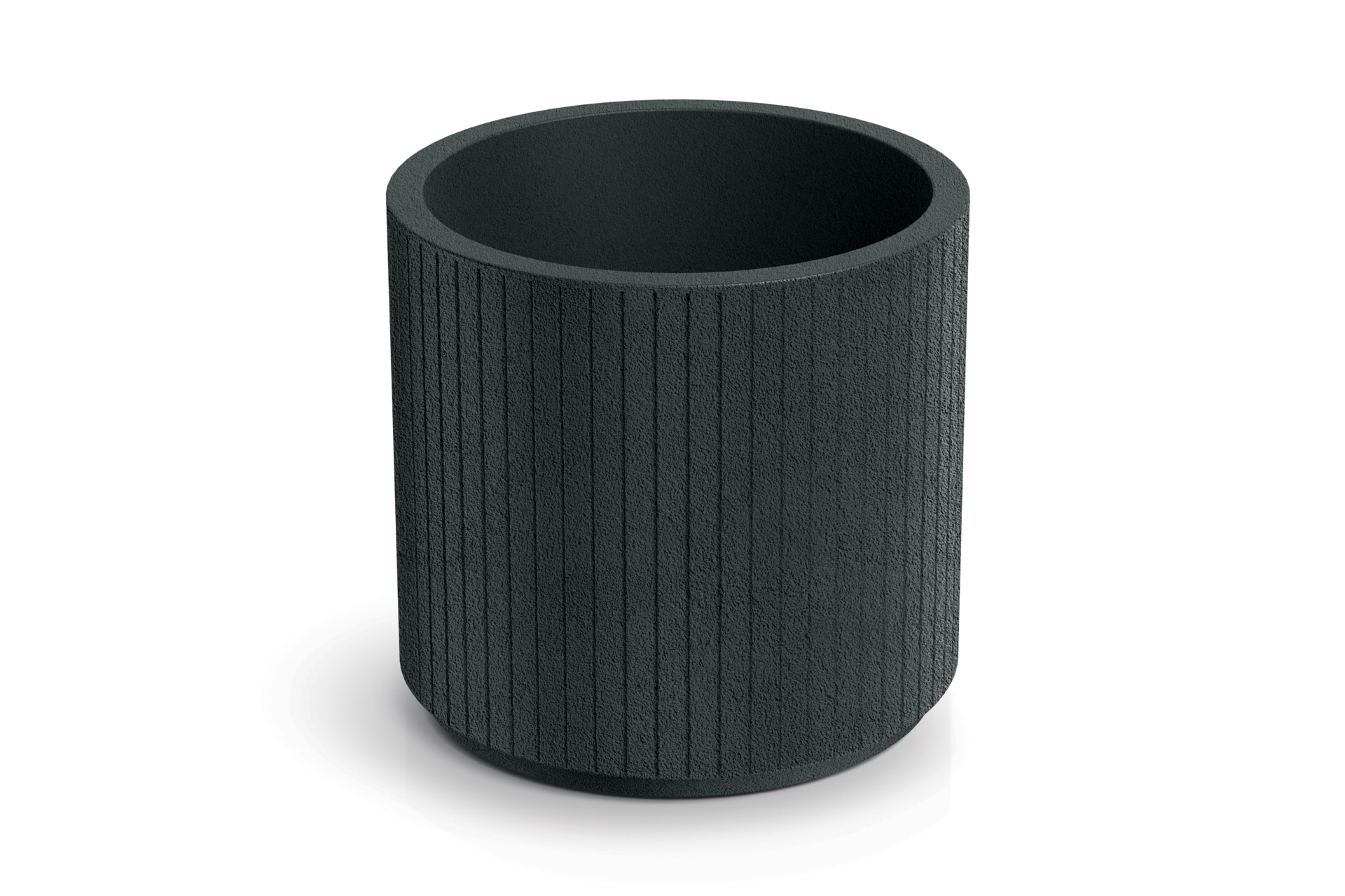 Donica ogrodowa Coro Round Charcoal 19 l