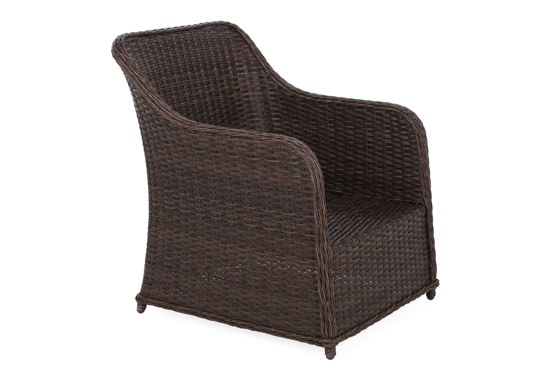 Narożny zestaw mebli ogrodowych Bergamo Brown Mat / Brown Melange