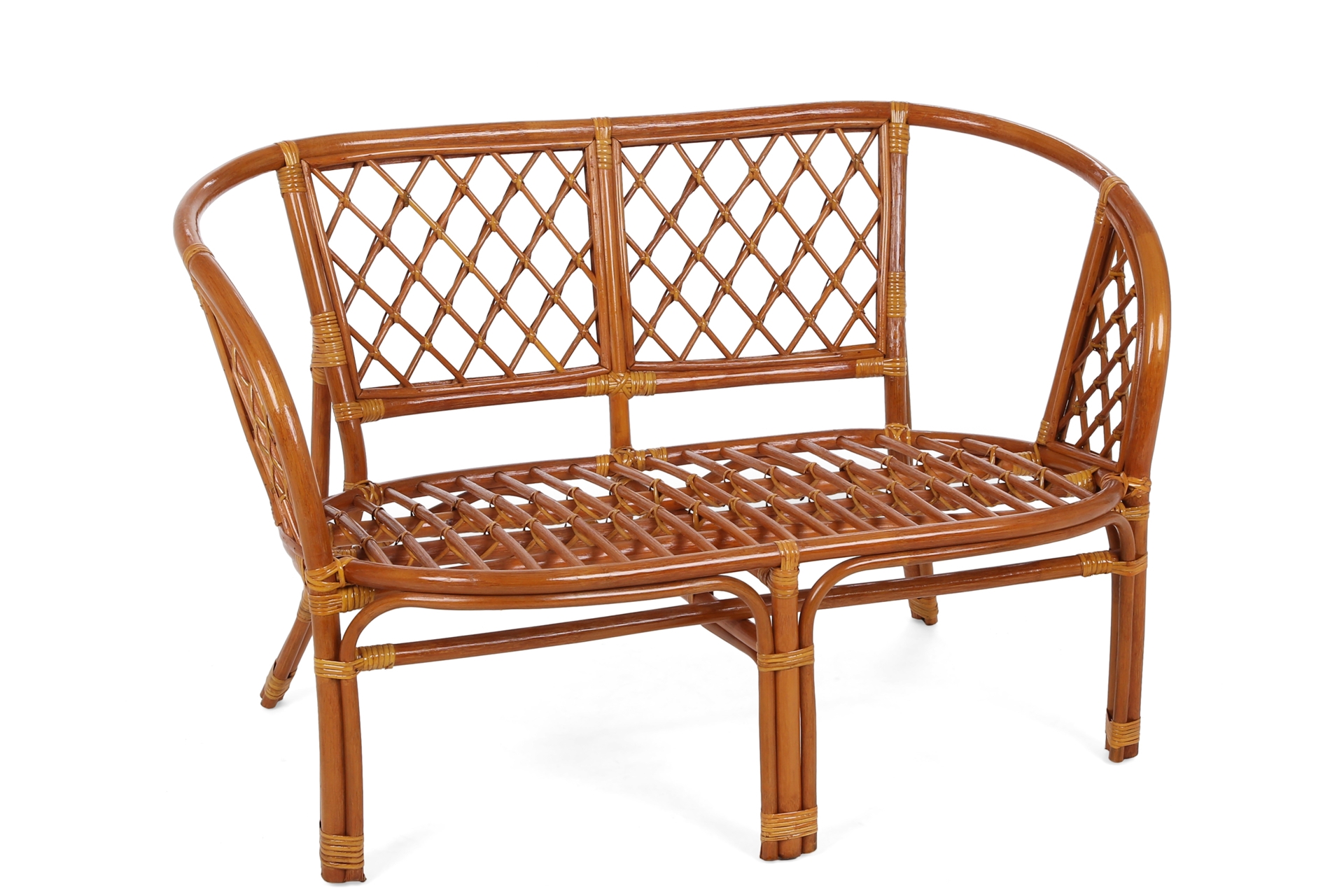 Meble ogrodowe rattanowe Bahama Orange / Brown 3+1