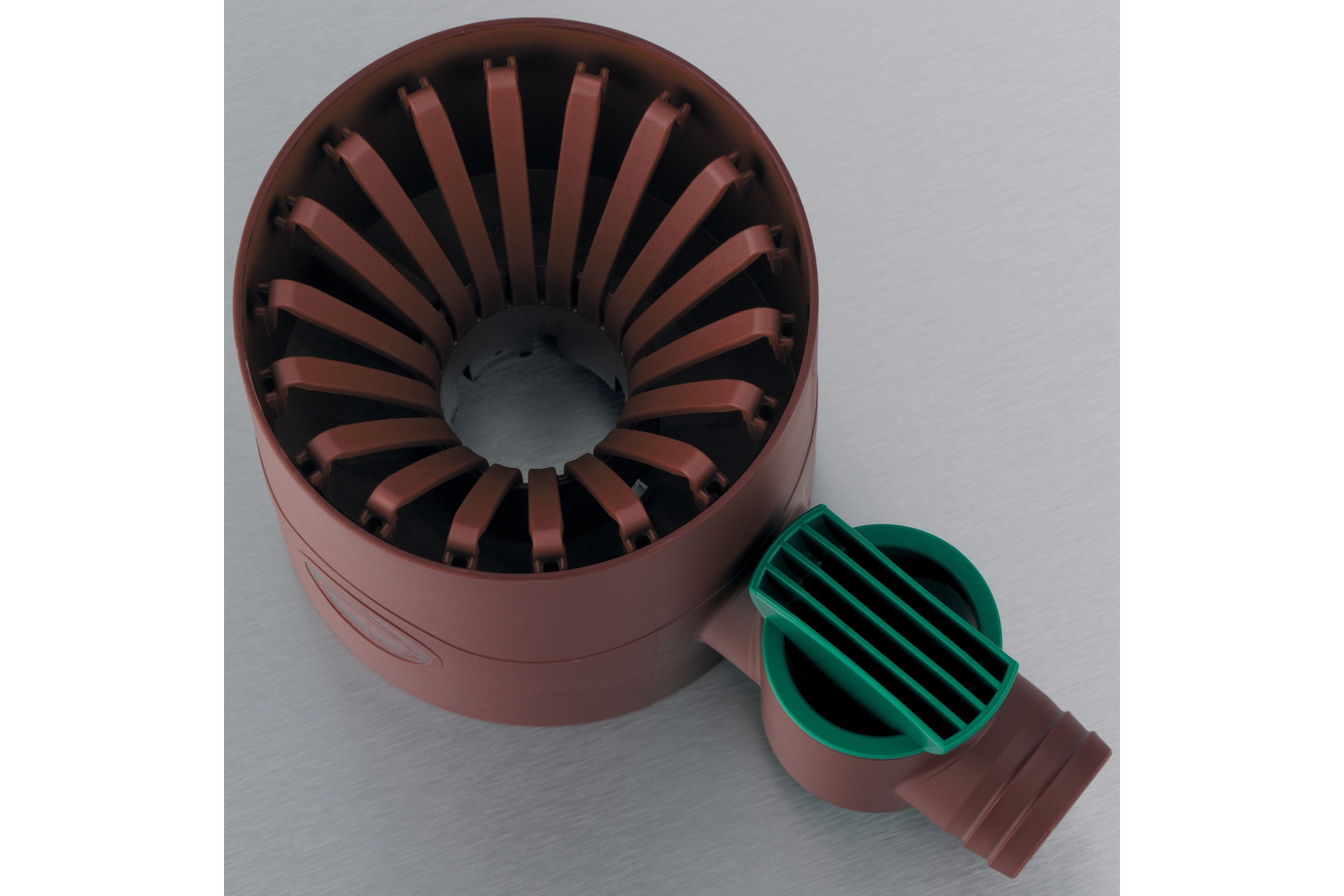 Zbieracz wody deszczowej z zaworem MPI brązowy