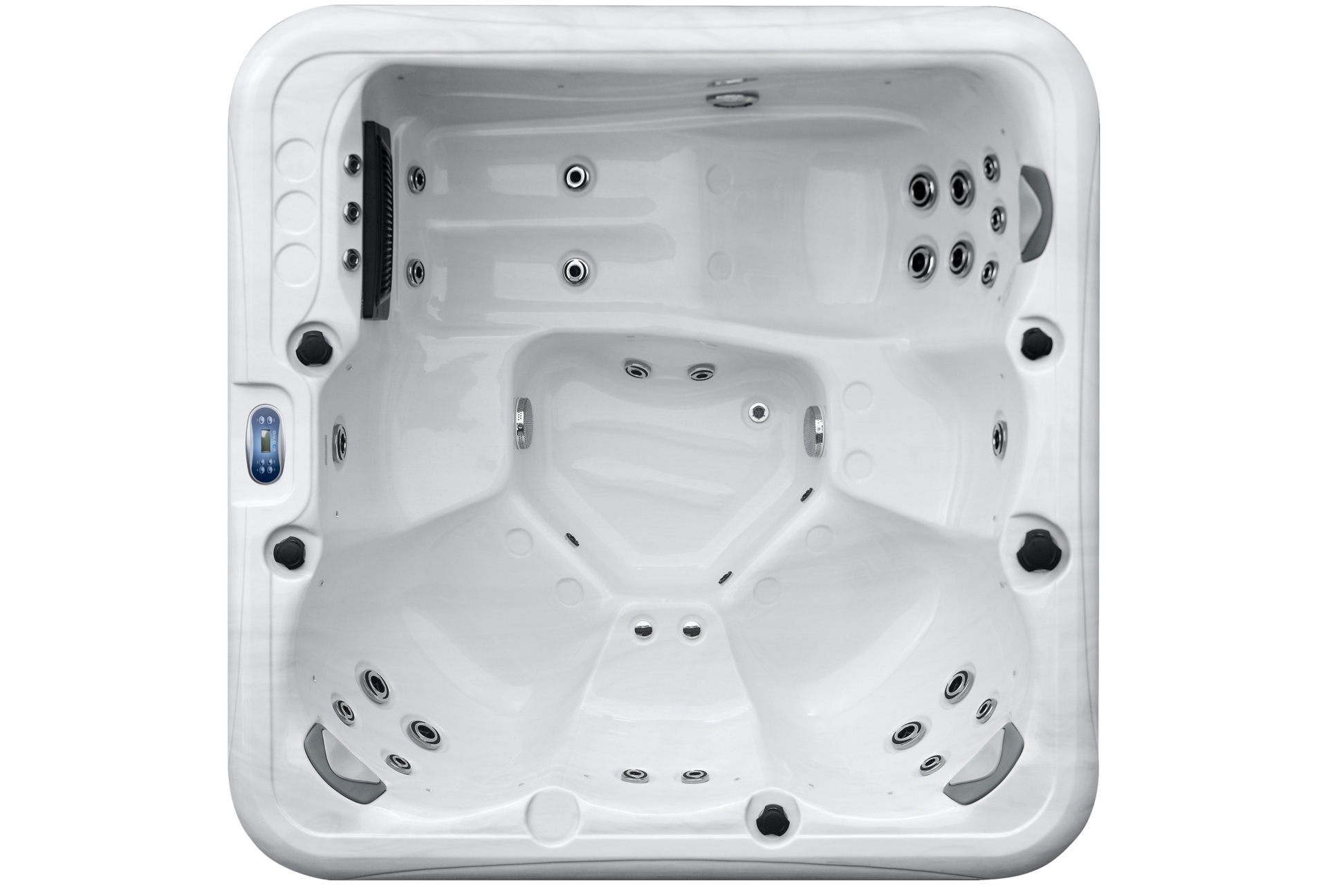 Wanna ogrodowa z hydromasażem Aquess Zenya 3101 6-osobowa