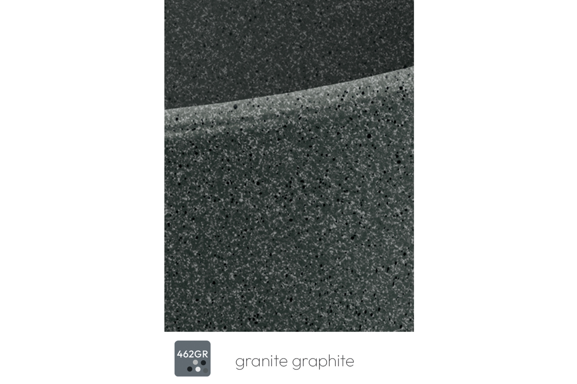 Donica ogrodowa Latia Round High Granite Graphite 47 l