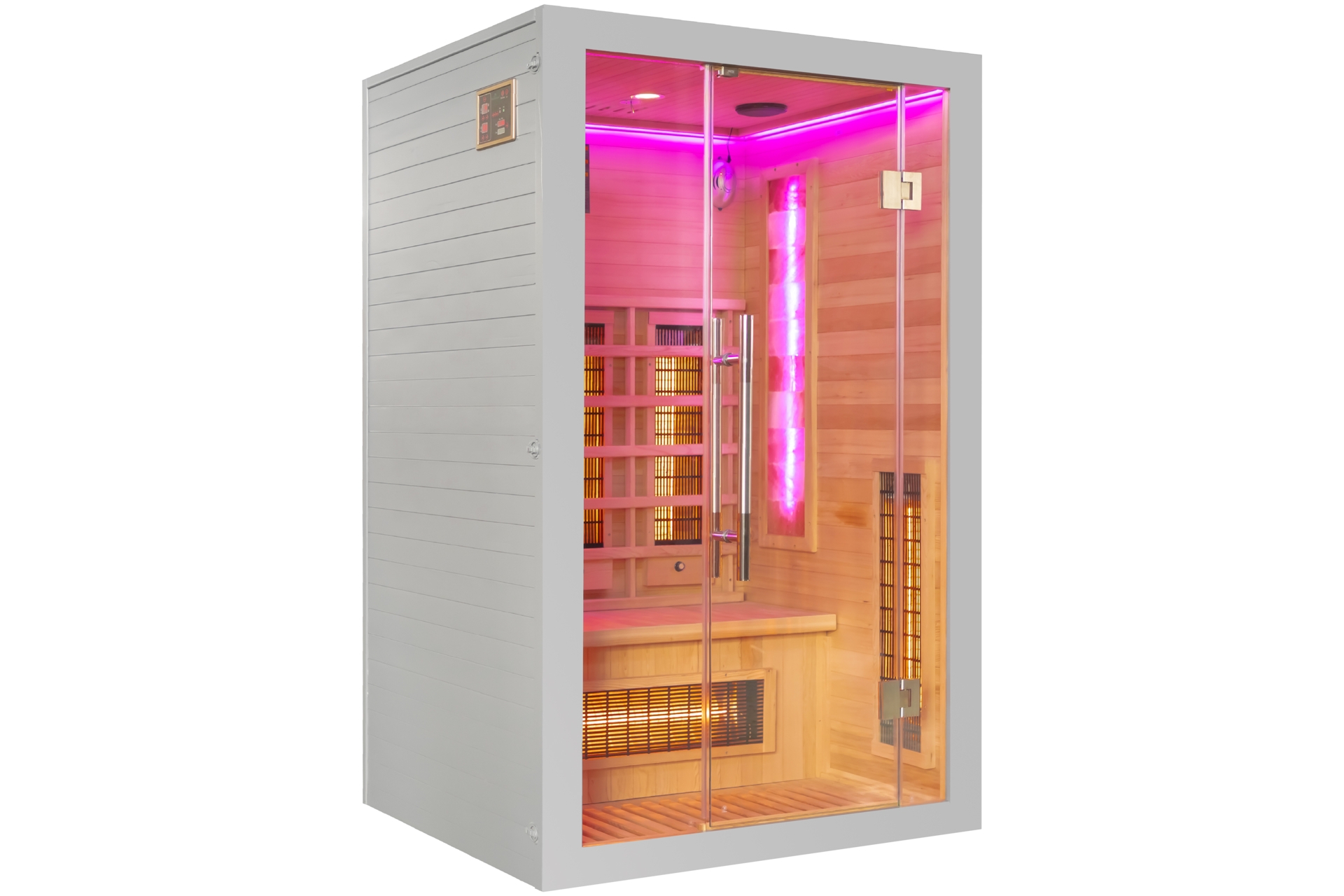 Sauna infrared Nordum Solea 2-osobowa szara