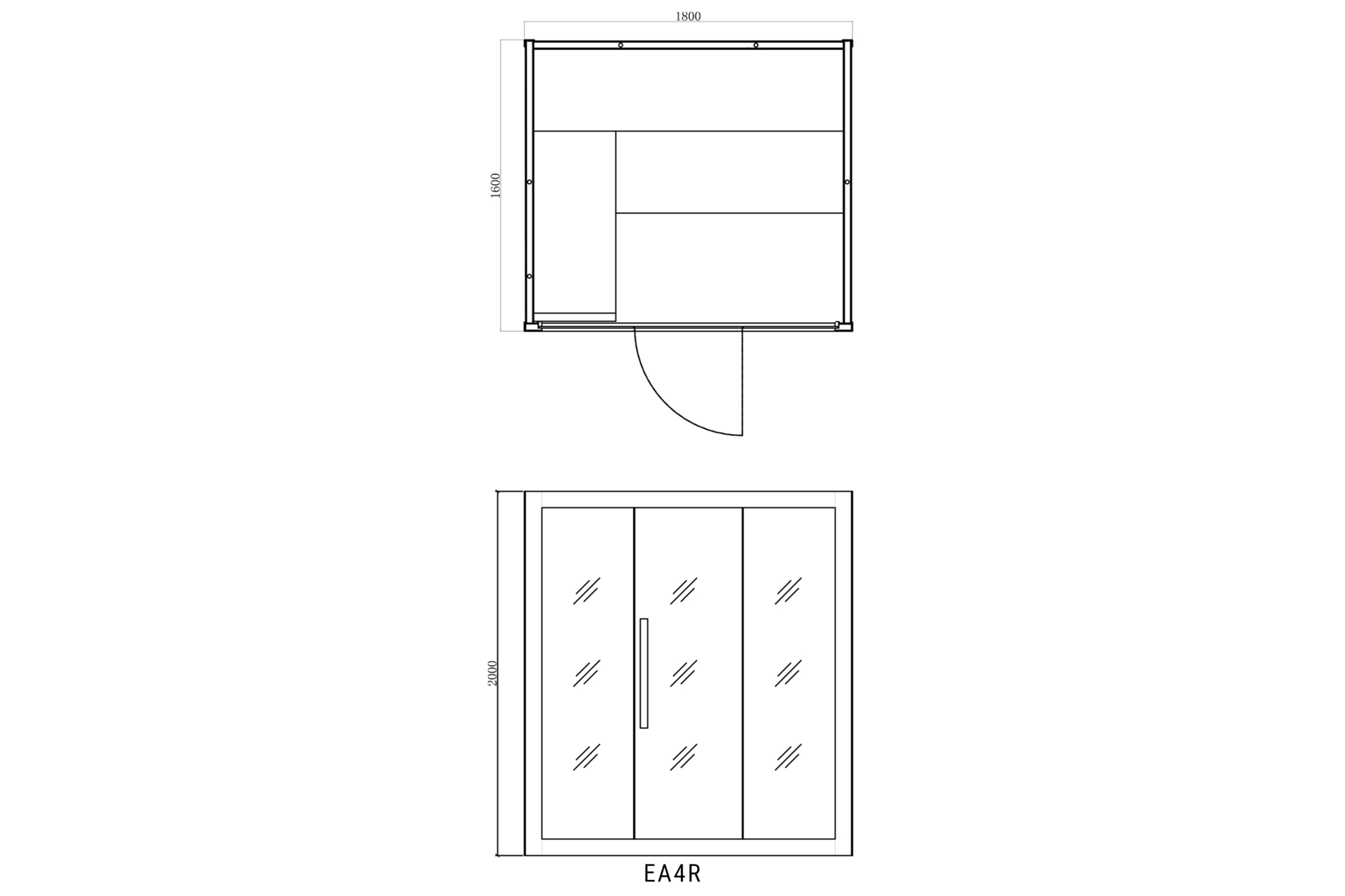 Sauna infrared EA4R White z koloroterapią - biała - czteroosobowa Sauna infrared EA4R White z koloroterapią
