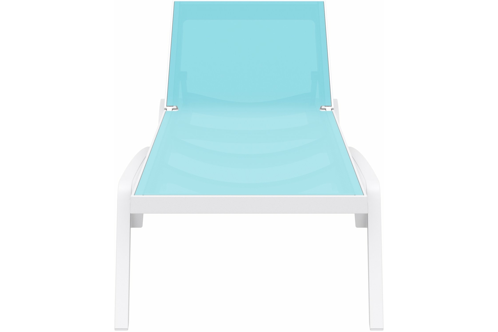 Leżak ogrodowy Siesta Pacific White / Turquoise
