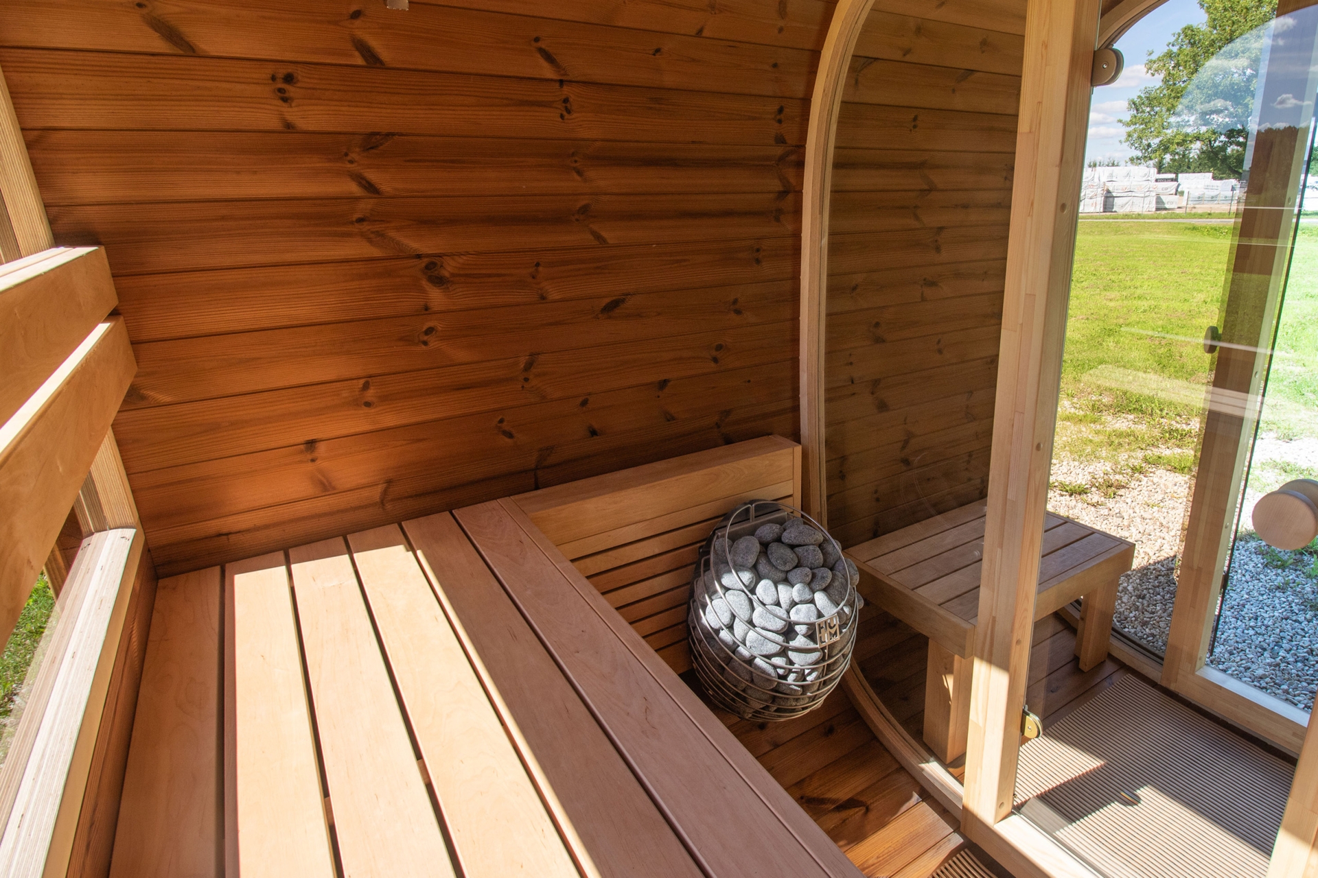 Sauna fińska zewnętrzna Leil® Saunas Dice Dual 4-osobowa