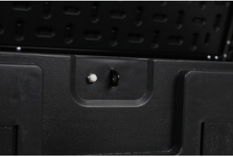 Skrzynia ogrodowa wzmocniona Gotland 567 l Black