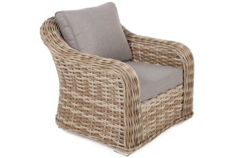 Narożny zestaw mebli ogrodowych Foggia Beige / Beige Melange